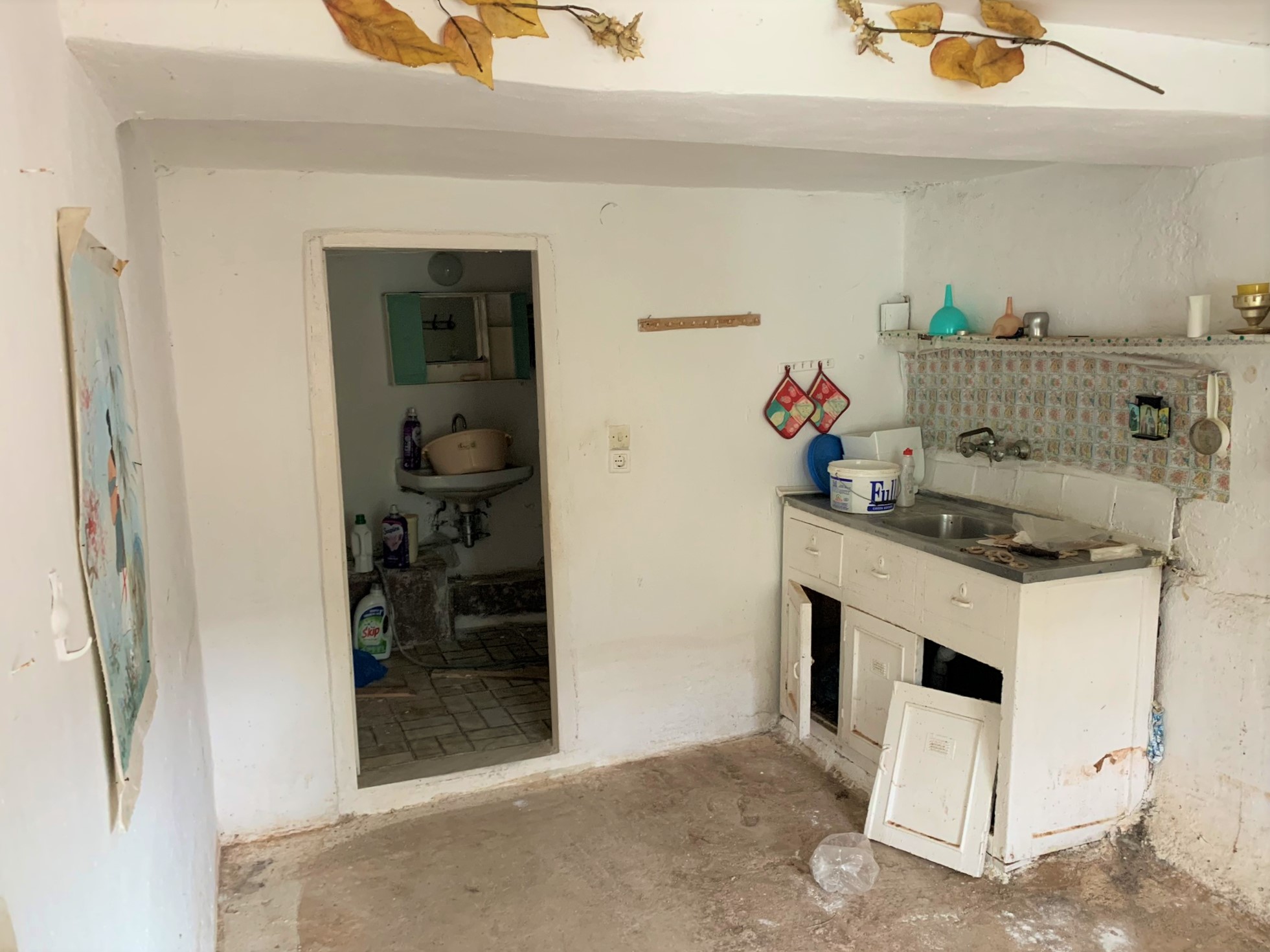Interior of house for sale on Ithaca Greece, Vathi