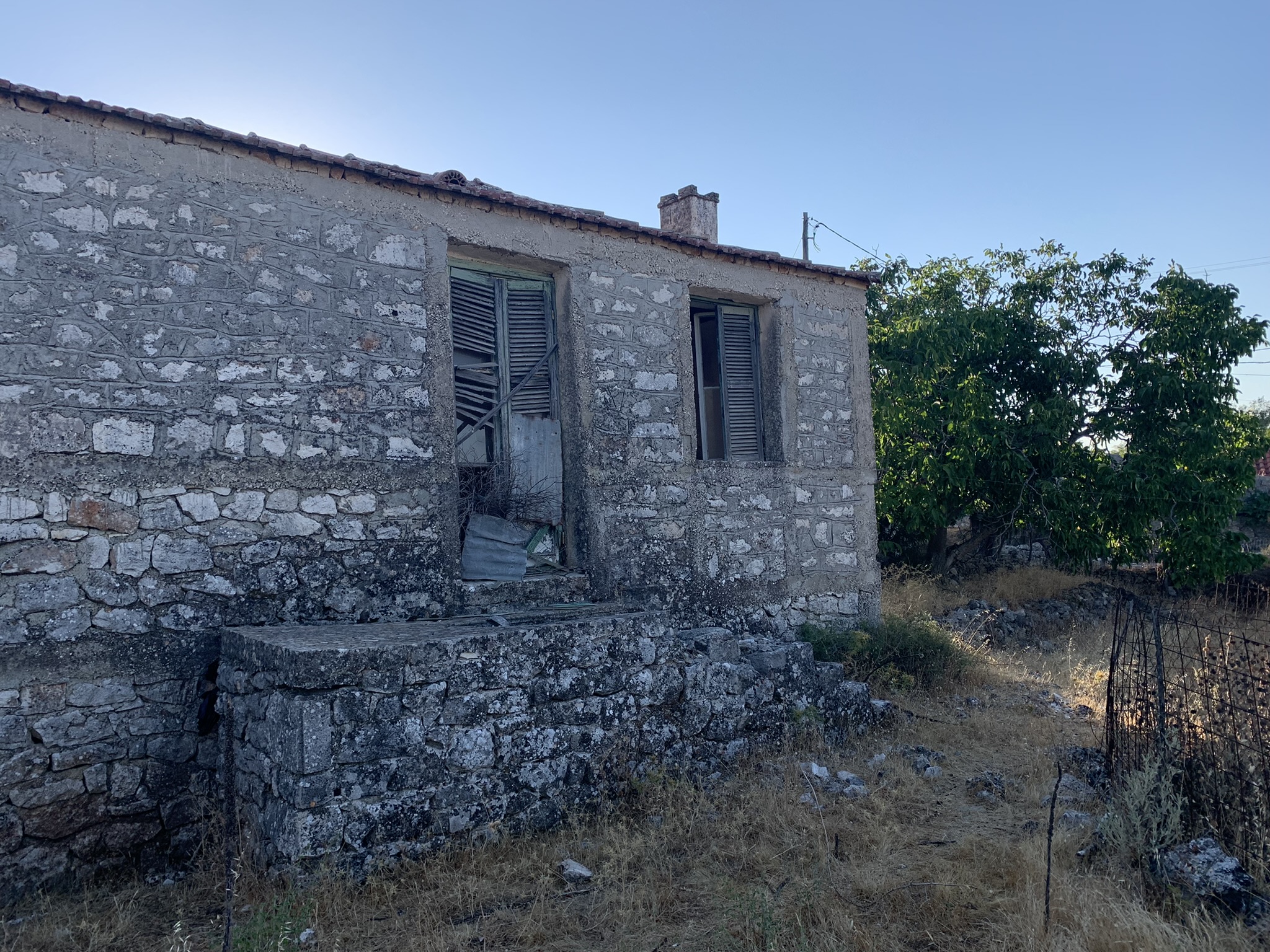 Exterior of house for sale Ithaca Greece, Anoghi