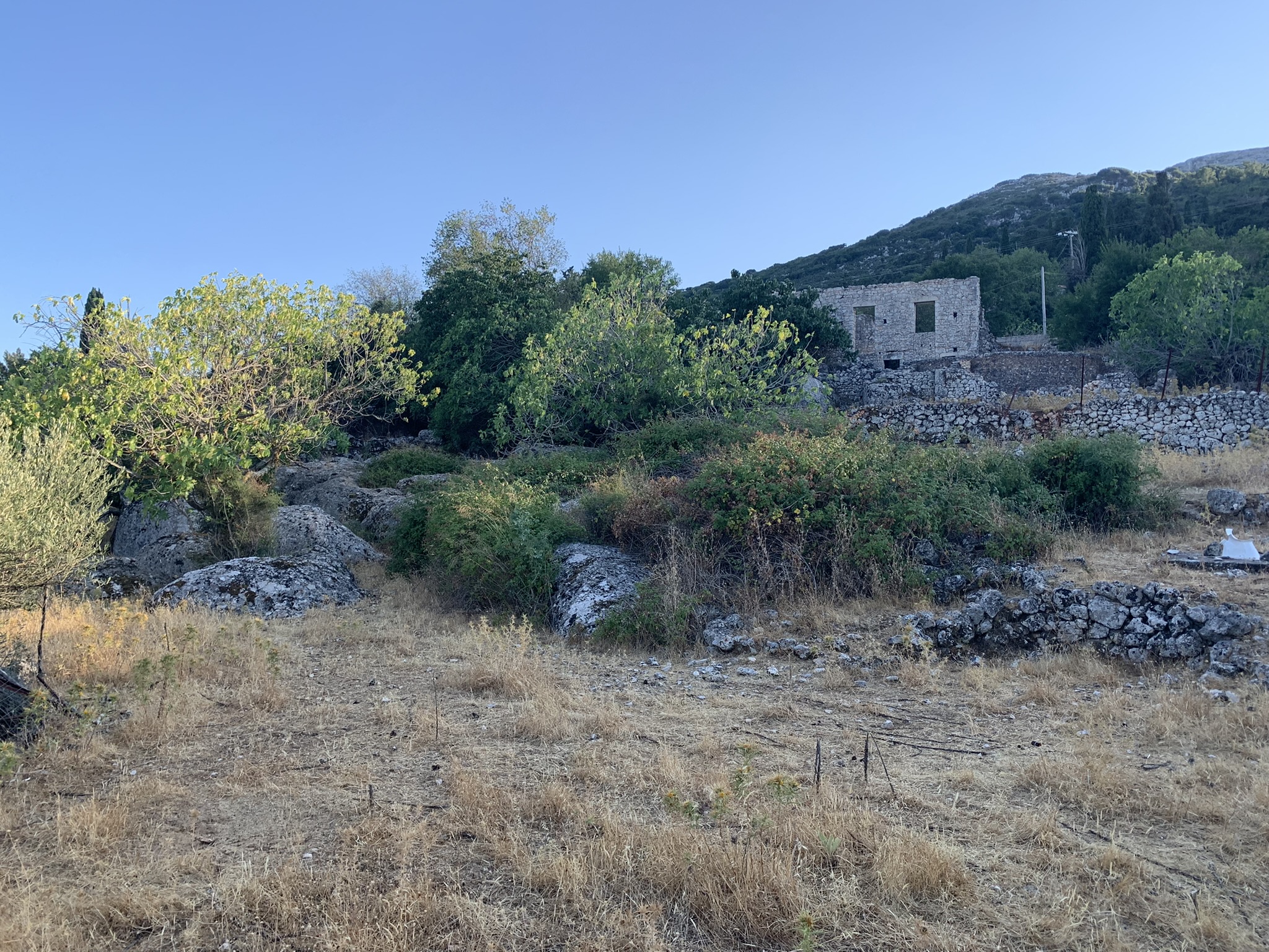 Exterior of house for sale Ithaca Greece, Anoghi