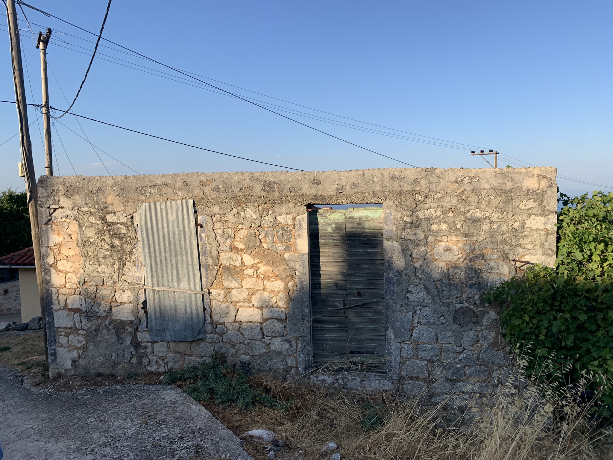 Exterior of house for sale Ithaca Greece, Anoghi