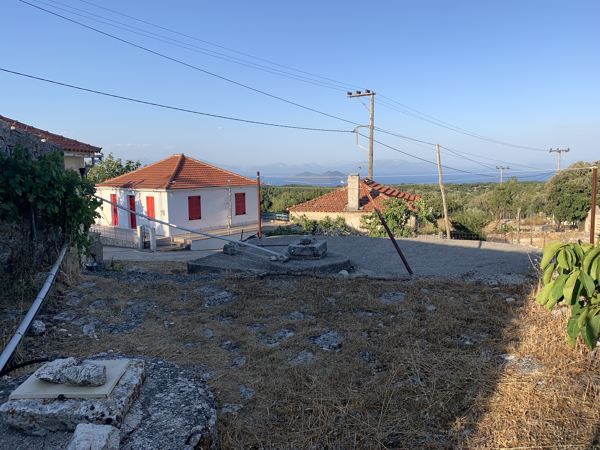 Exterior of house for sale Ithaca Greece, Anoghi