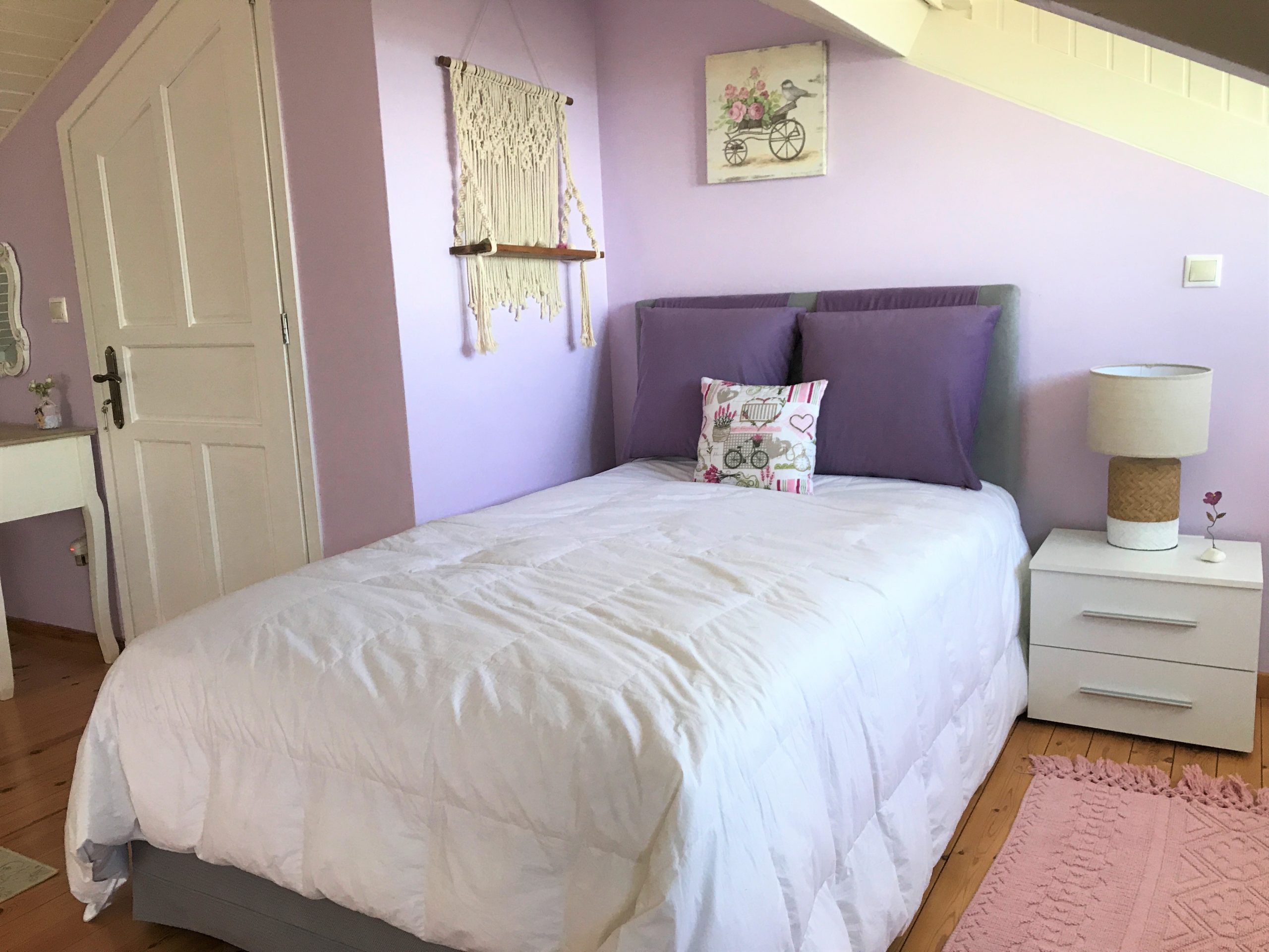 Bedroom of house for rent on Ithaca Greece, Anoghi