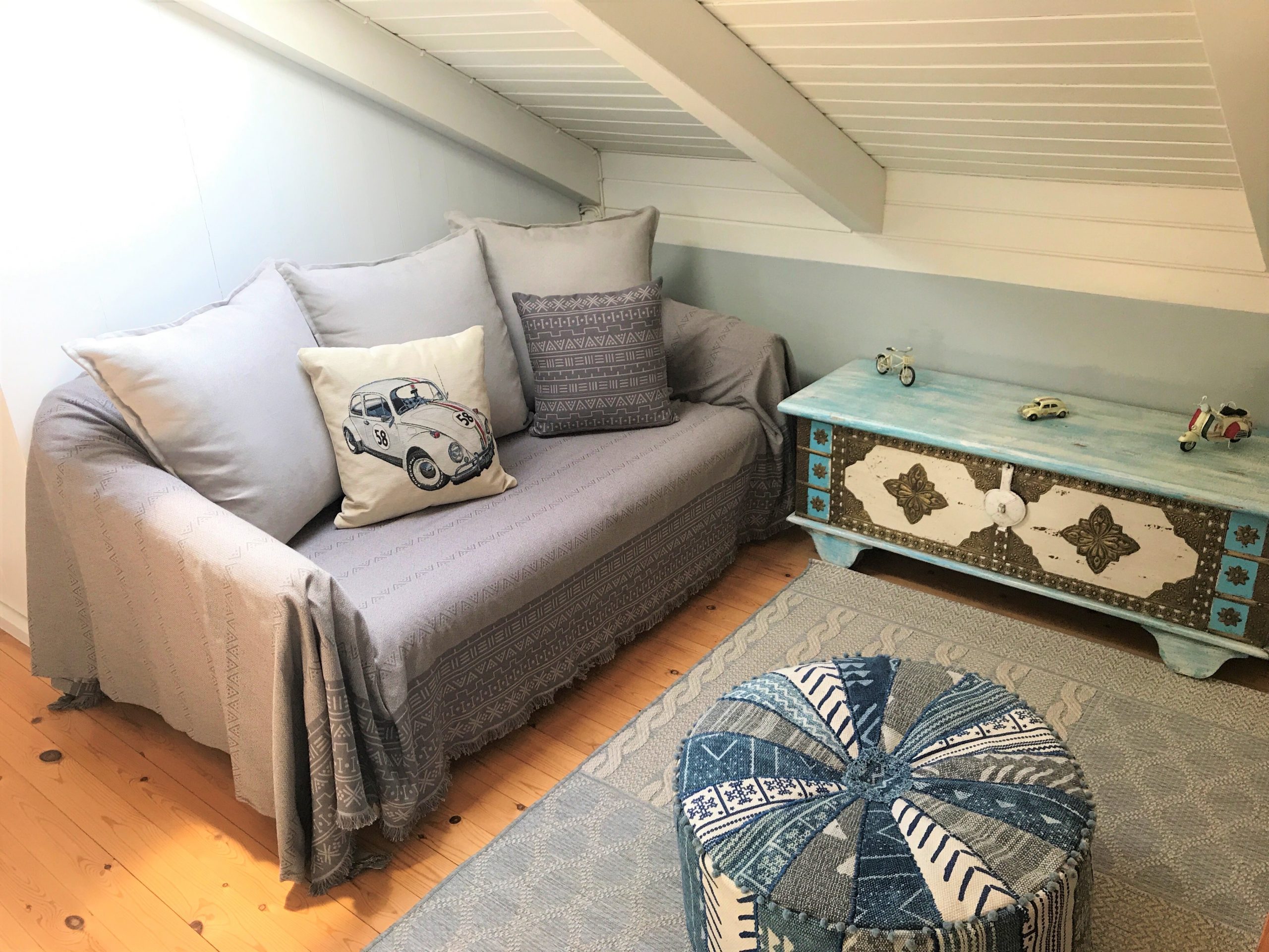 Bedroom of house for rent on Ithaca Greece, Anoghi
