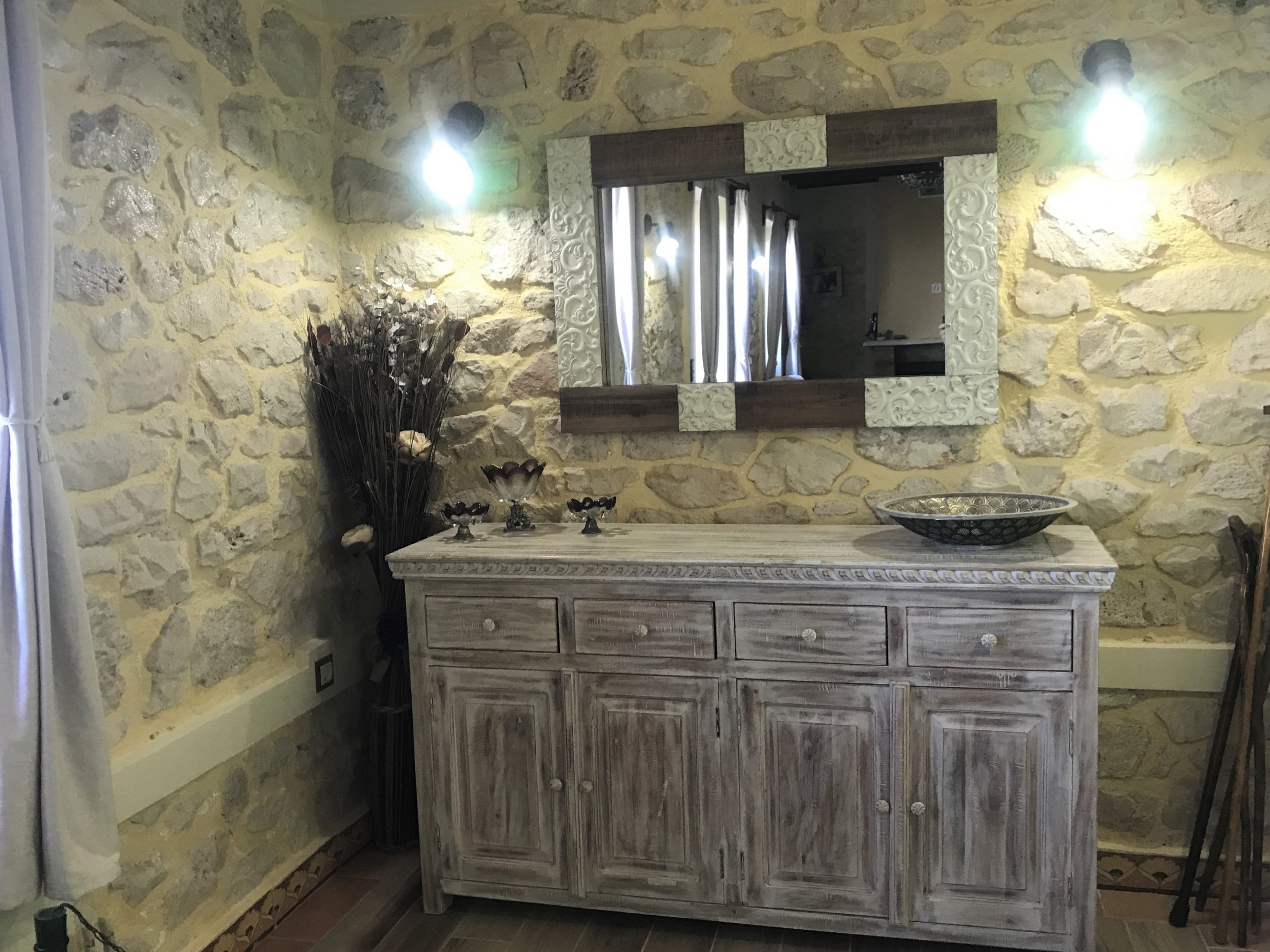 Bedroom of house for rent on Ithaca Greece, Anoghi