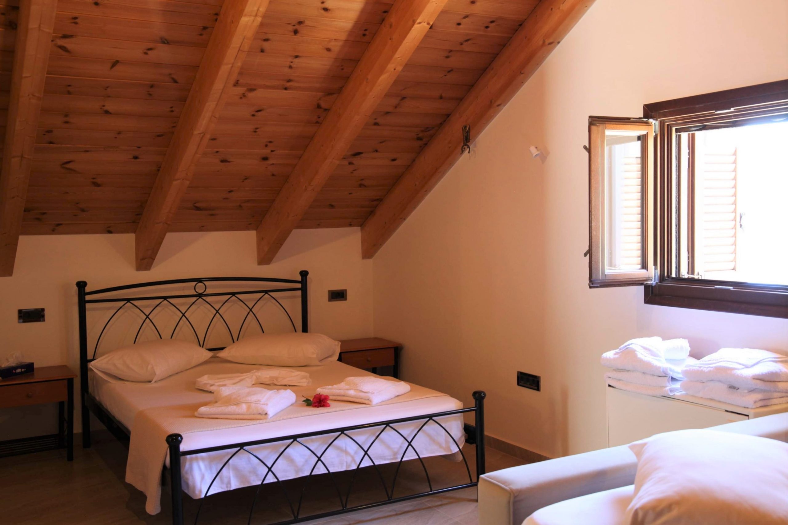 Bedroom of house for rent on Ithaca Greece, Stavros