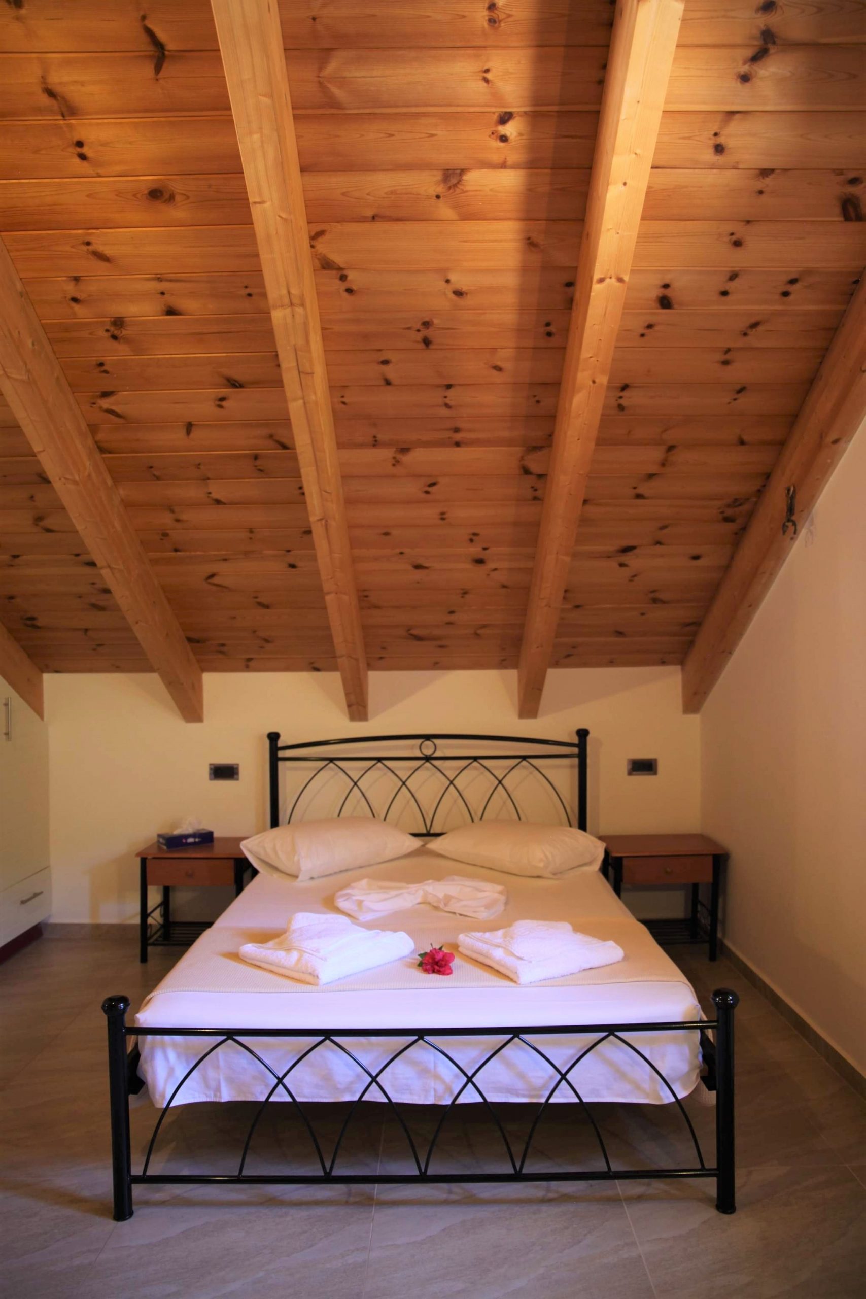Bedroom of house for rent on Ithaca Greece, Stavros