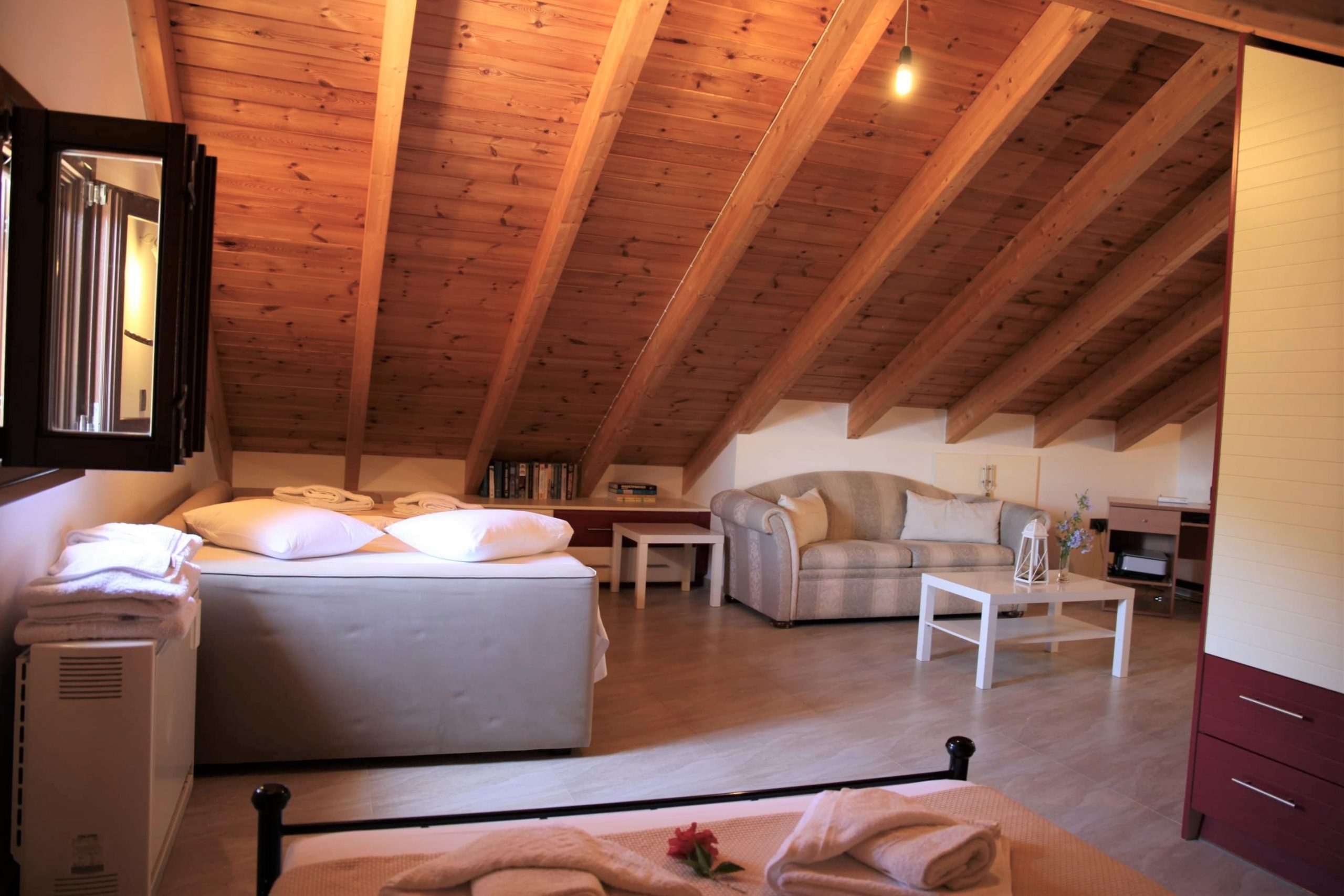 Bedroom of house for rent on Ithaca Greece, Stavros