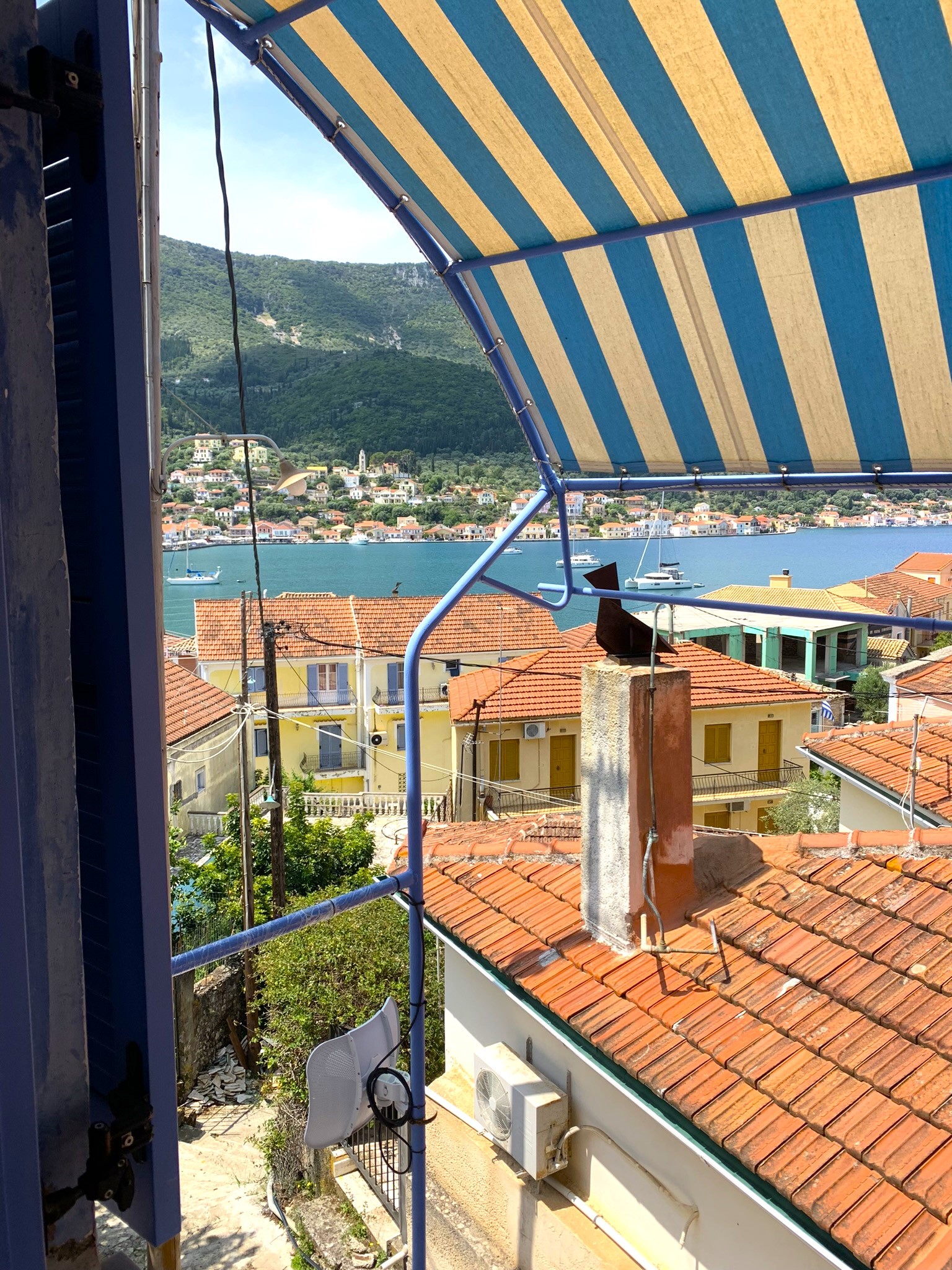 Views from house for sale on Ithaca Greece, Vathi