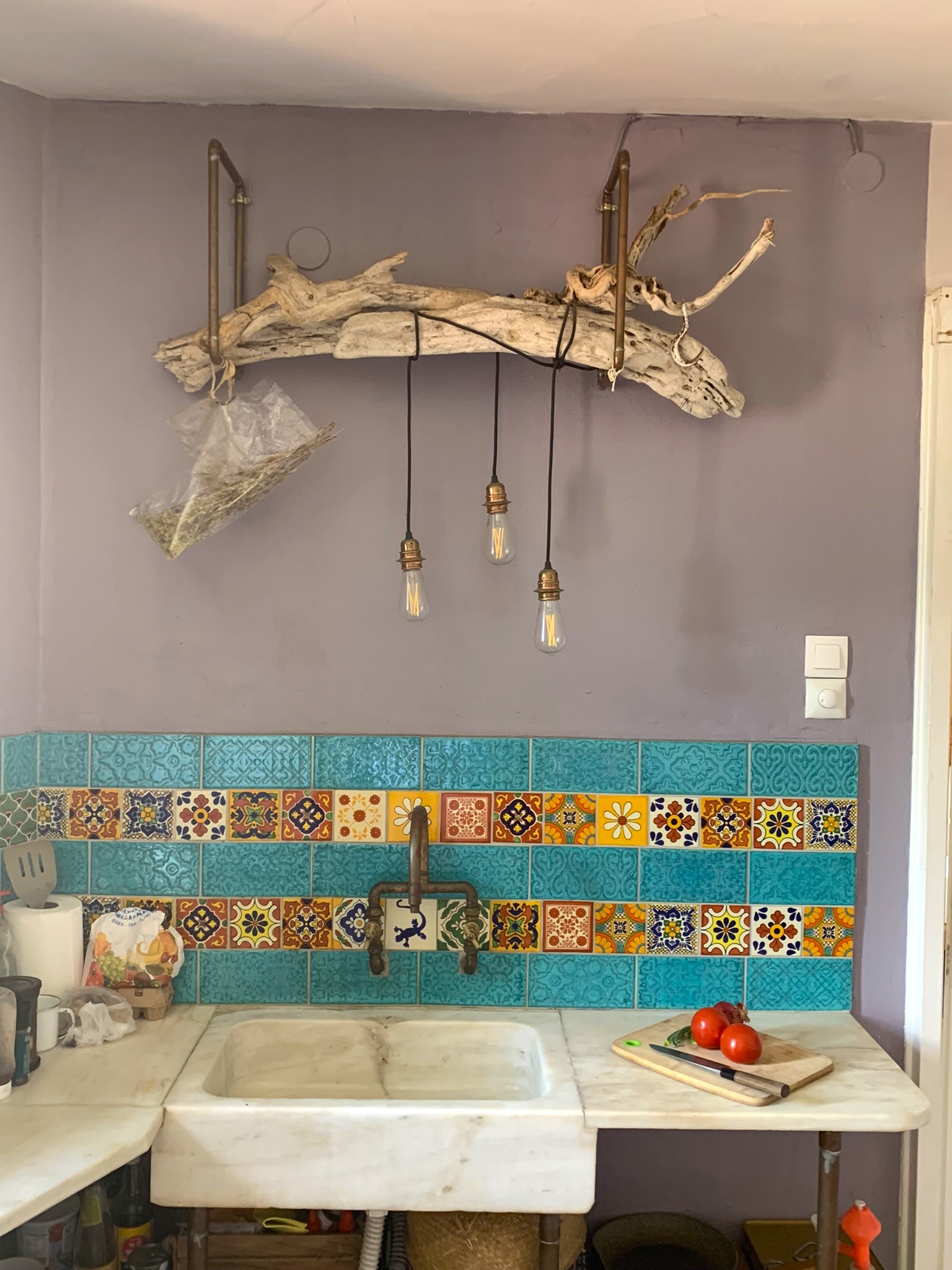 Kitchen of house for sale on Ithaca Greece, Vathi