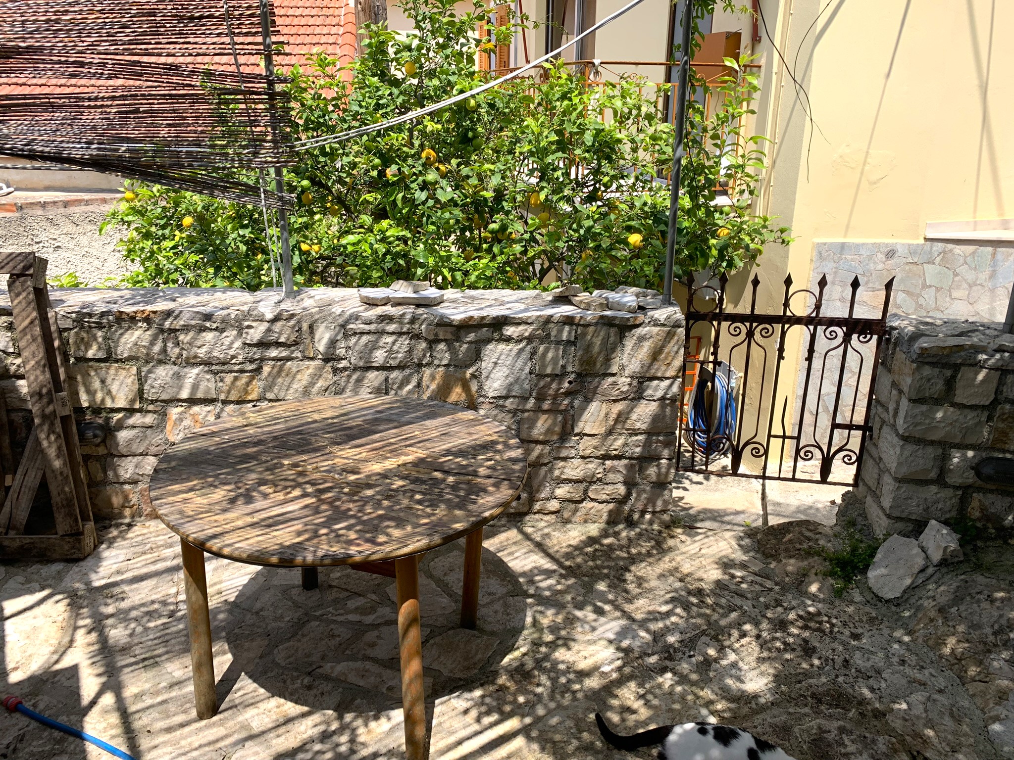 Outdoor area of house for sale on Ithaca Greece, Vathi