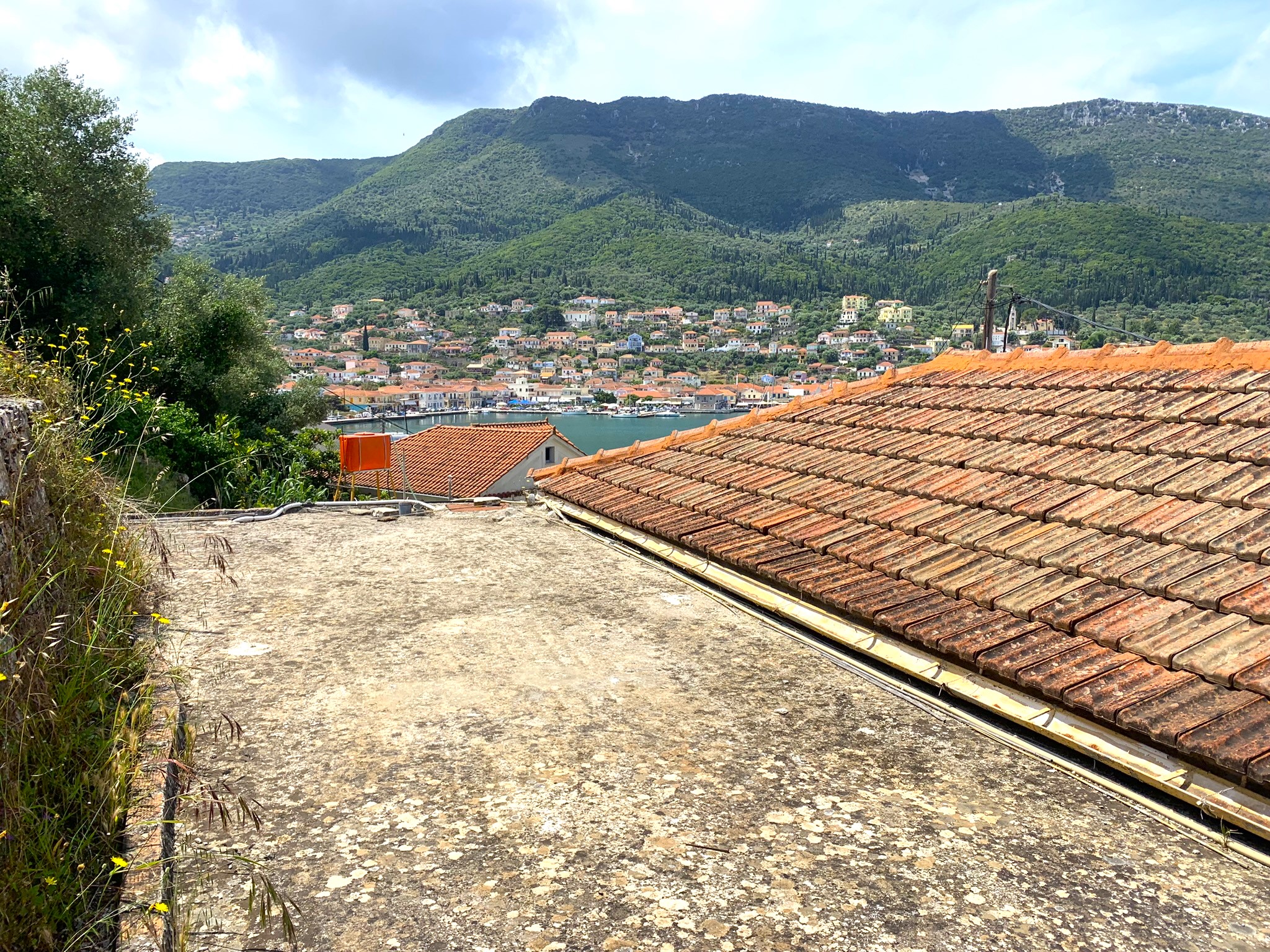 Views from house for sale on Ithaca Greece, Vathi