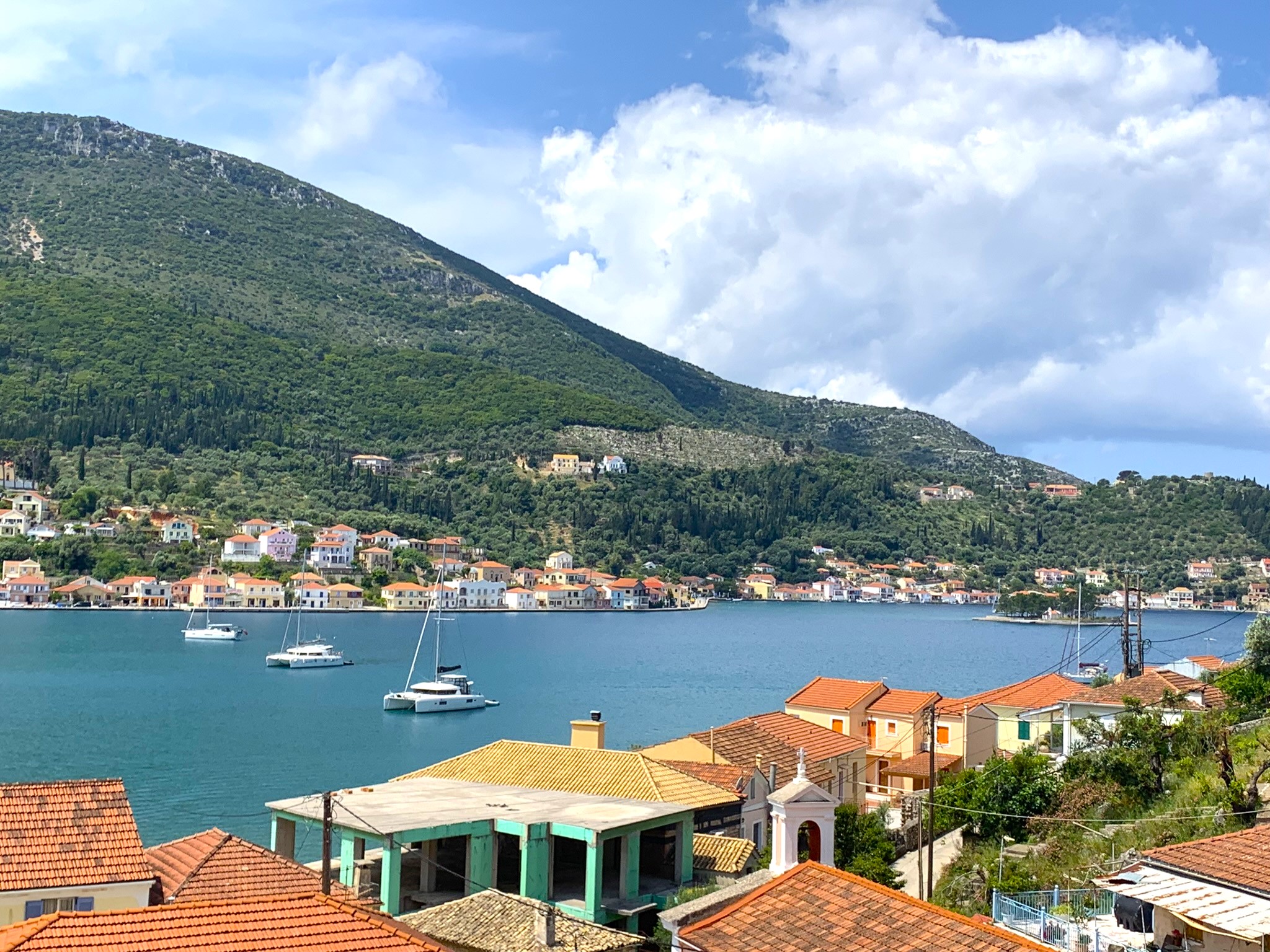 Views from house for sale on Ithaca Greece, Vathi