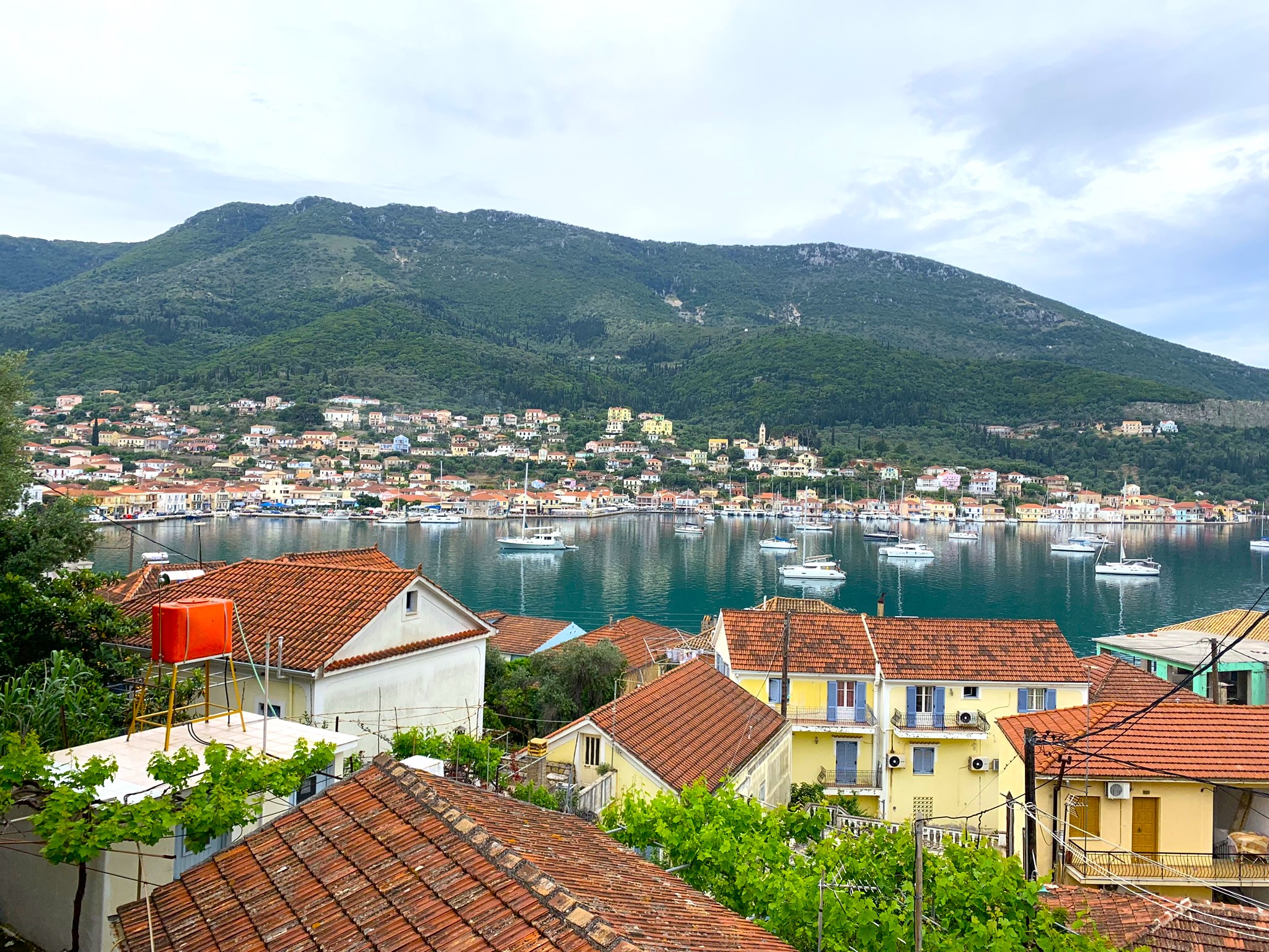 Views from house for sale on Ithaca Greece, Vathi