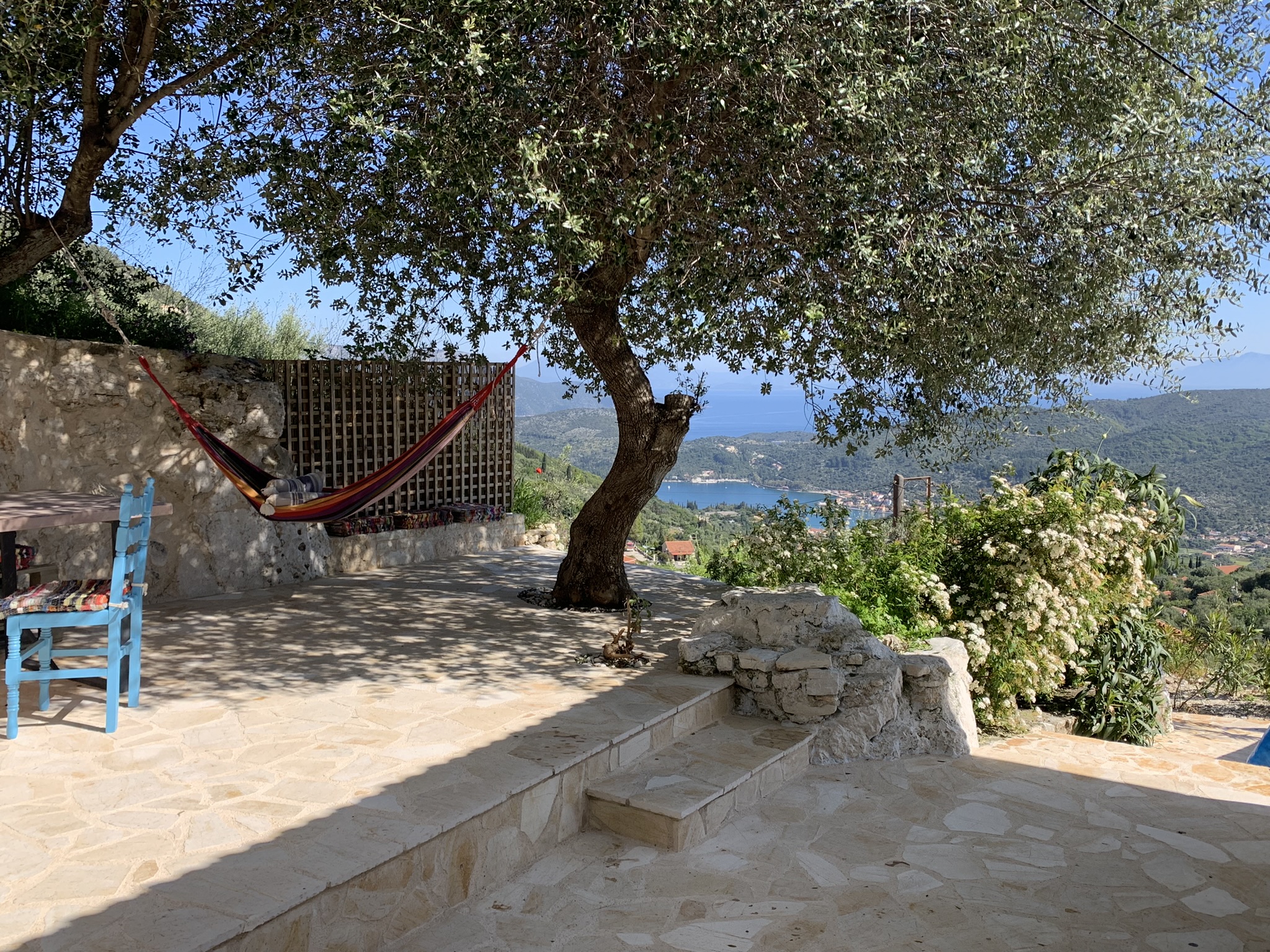 Outdoor areas of house for sale on Ithaca Greece, Perachori