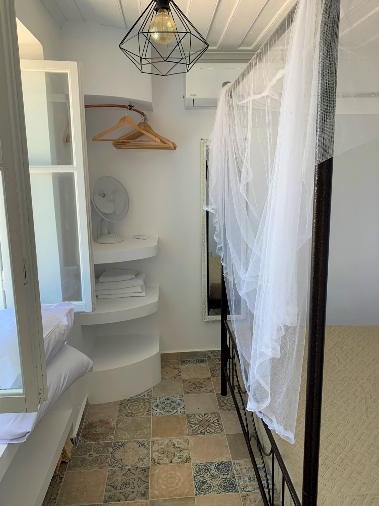 Bedroom of house for sale on Ithaca Greece, Perachori