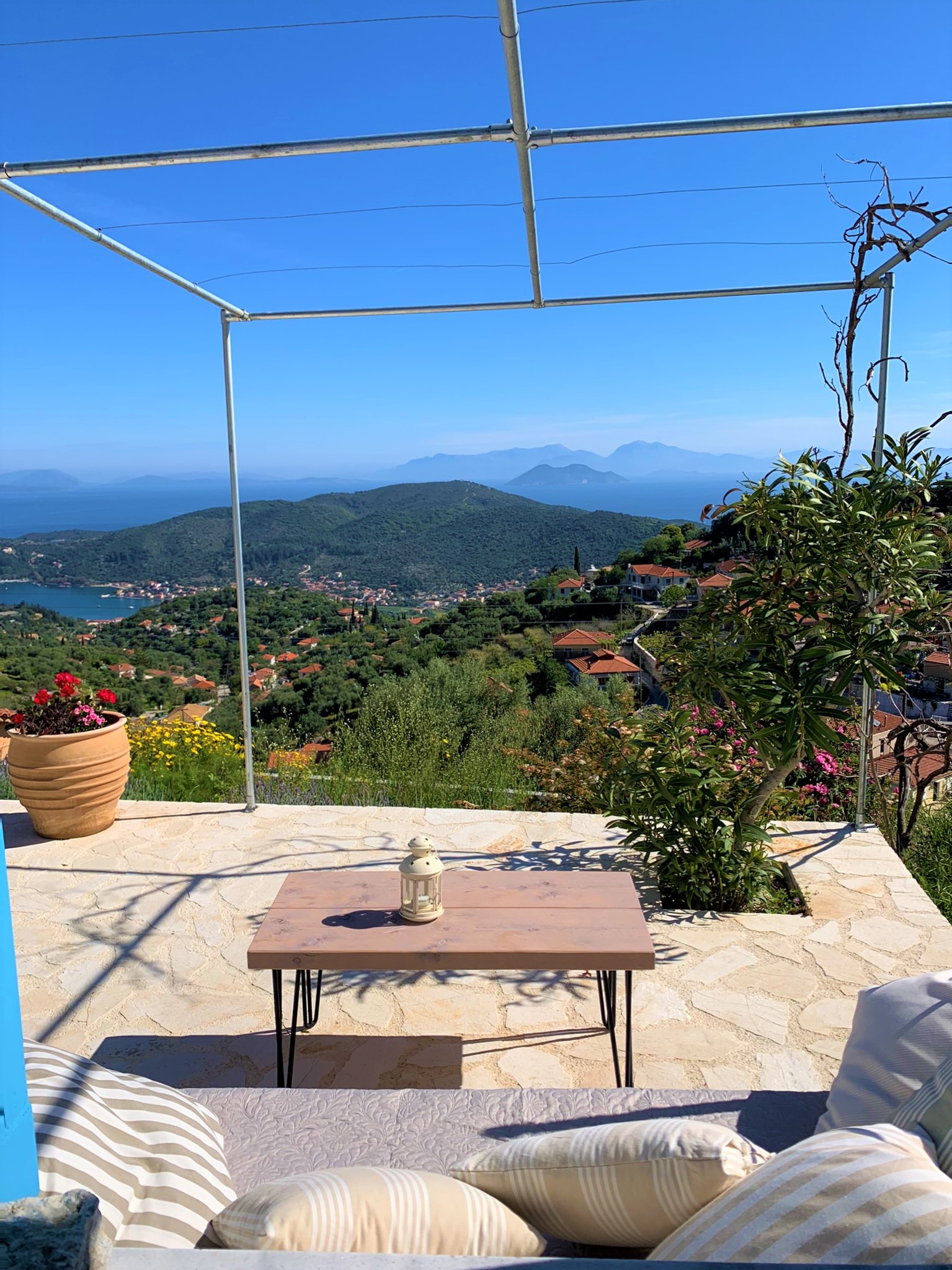 Outside areas of house for sale on Ithaca Greece, Perachori