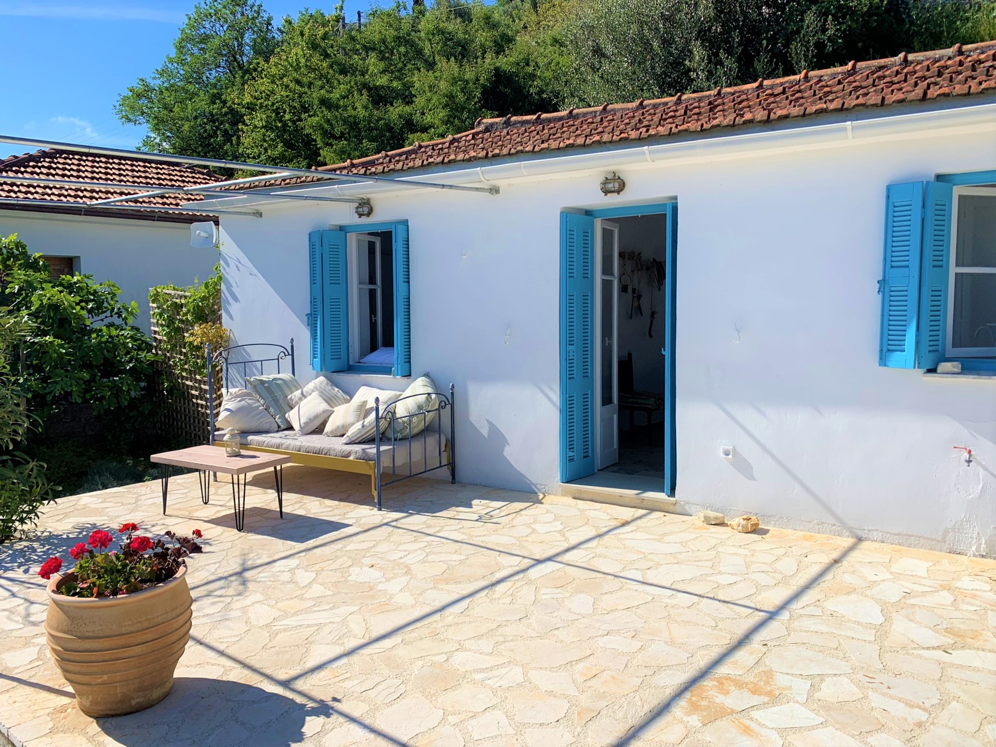 Exterior of house for sale on Ithaca Greece, Perachori