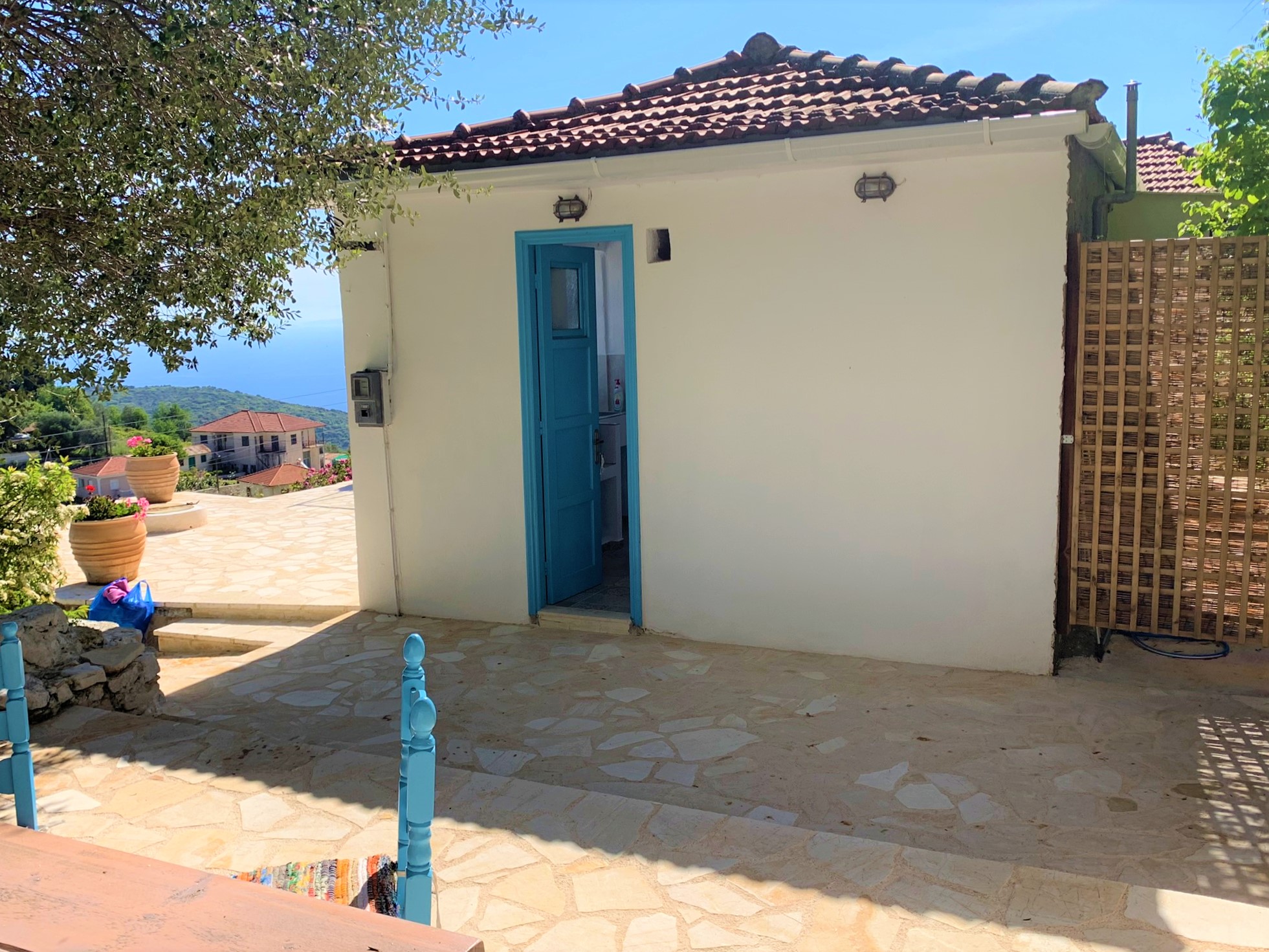 Exterior of house for sale on Ithaca Greece, Perachori