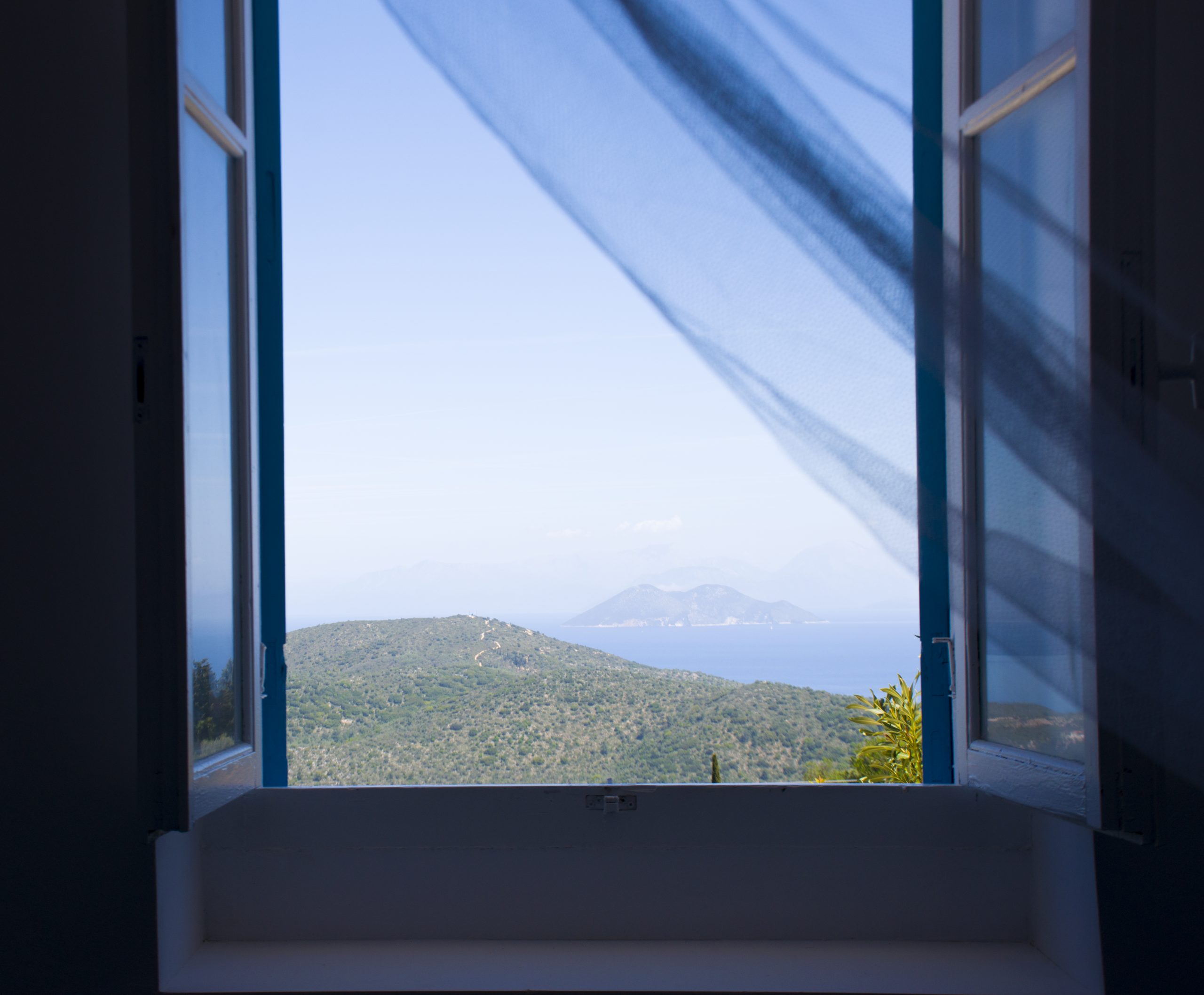 Views from house for sale on Ithaca Greece, Perachori