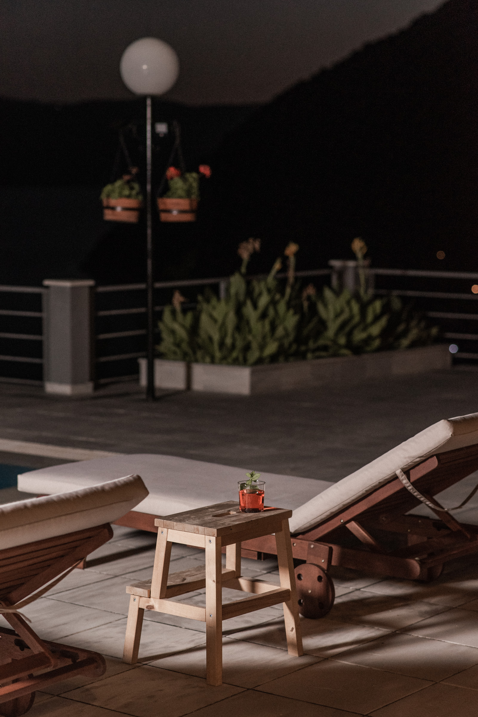 Outdoor pool area of villa for rent on Ithaca Greece, Stavros