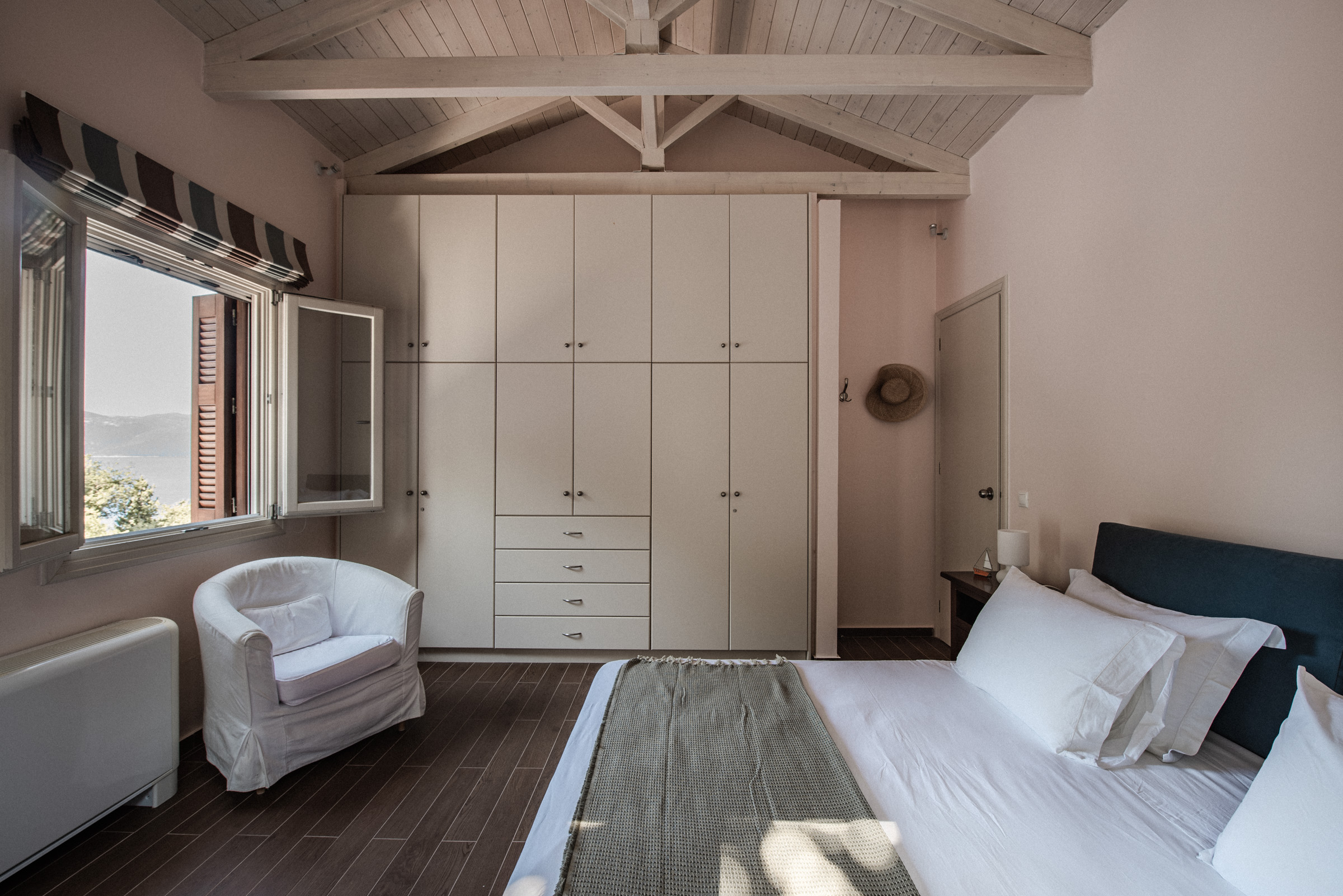 Interior of villa for rent on Ithaca Greece, Stavros