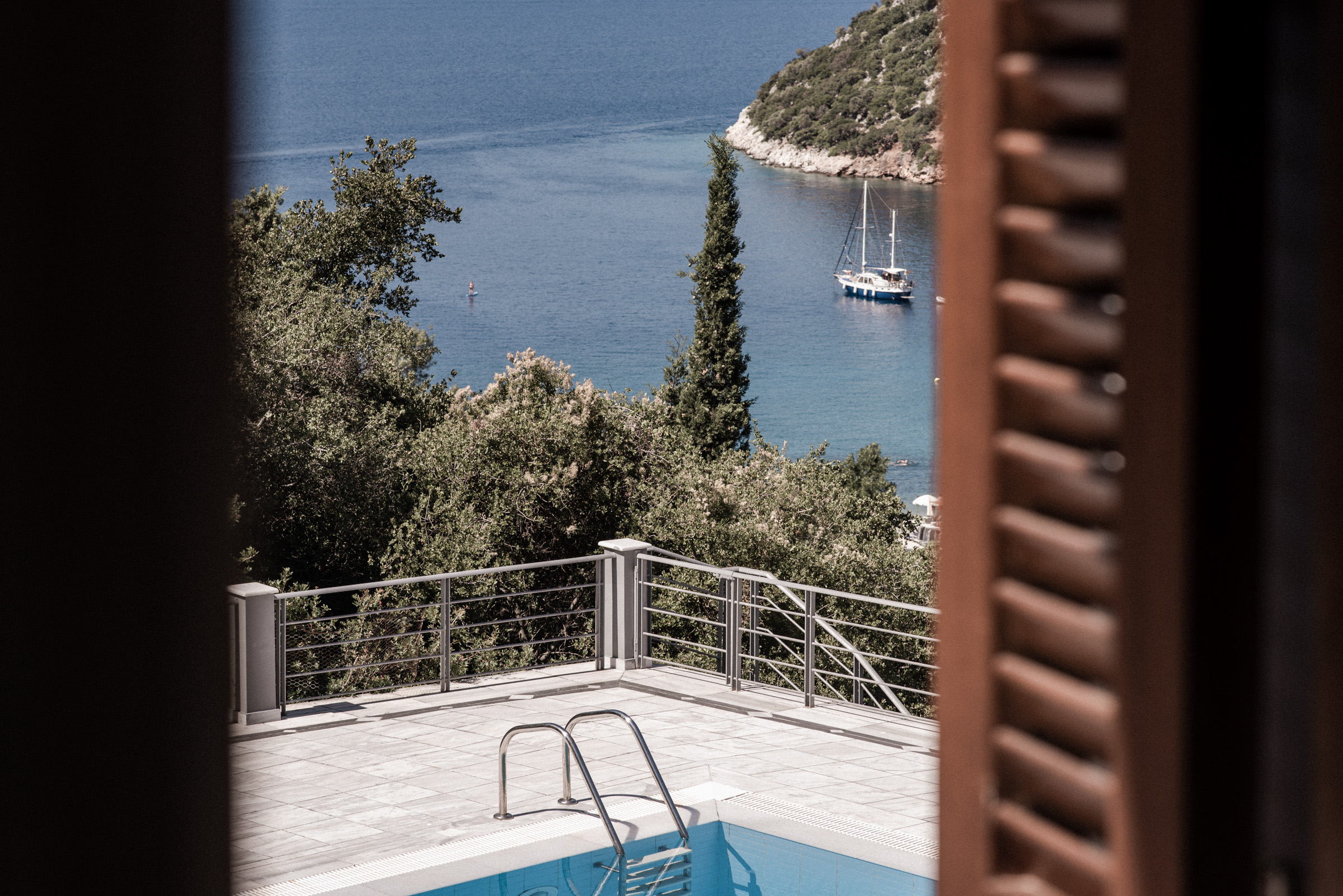 Views from villa for rent on Ithaca Greece, Stavros