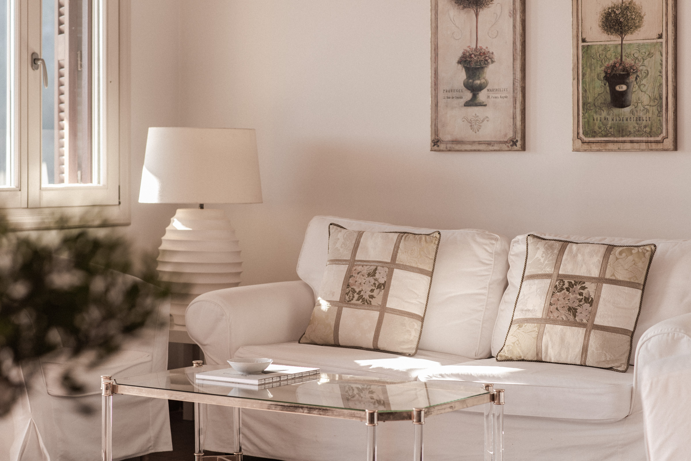 Living room area of villa for rent on Ithaca Greece, Stavros