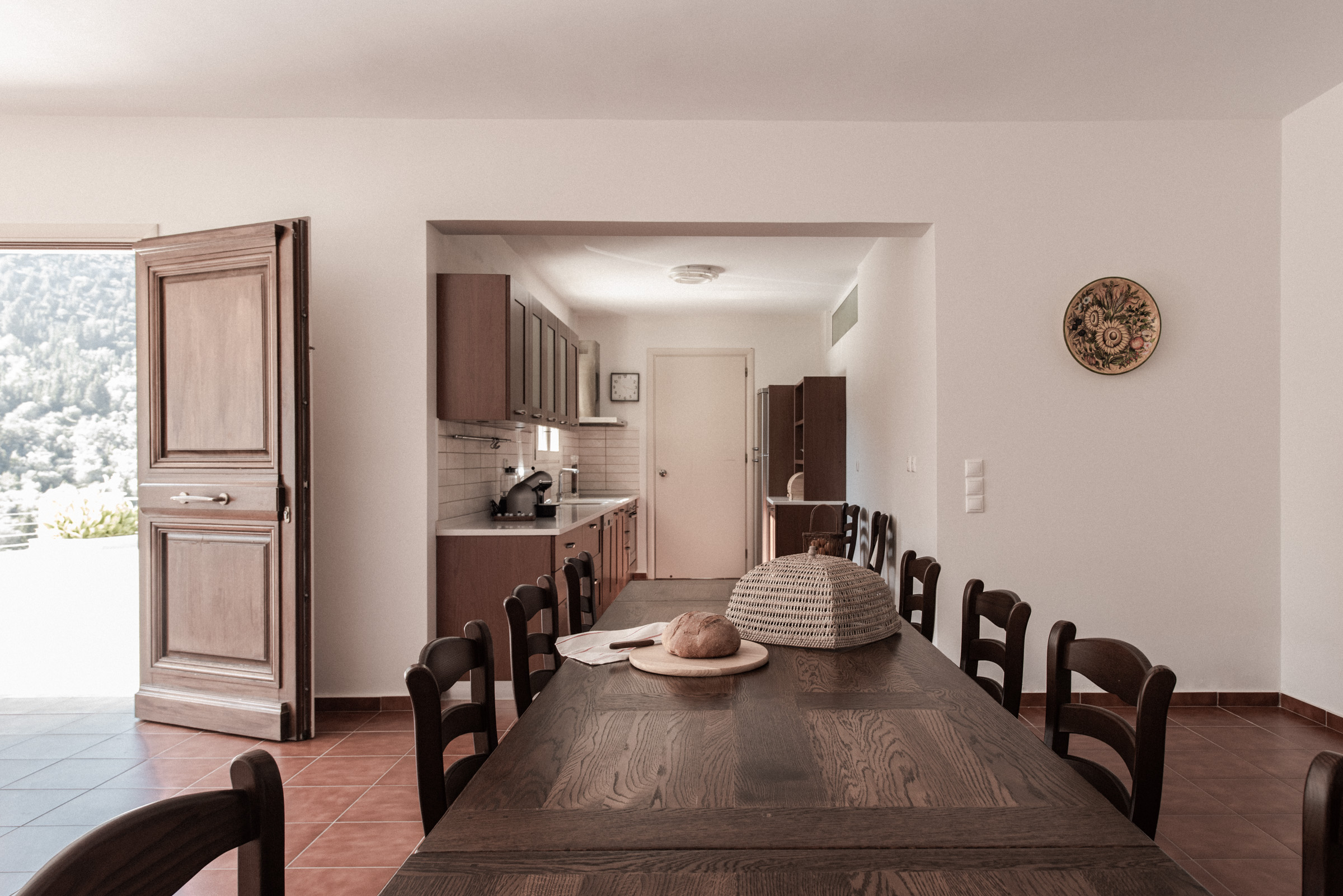 Living room of villa for rent on Ithaca Greece, Stavros
