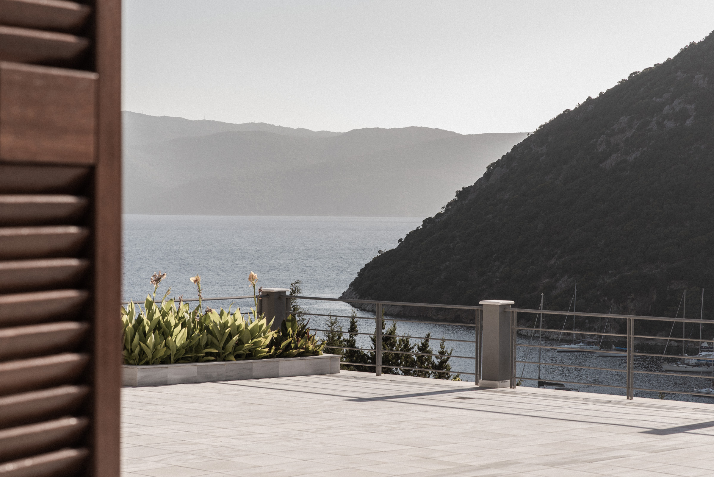 Outdoor area of villa for rent on Ithaca Greece, Stavros