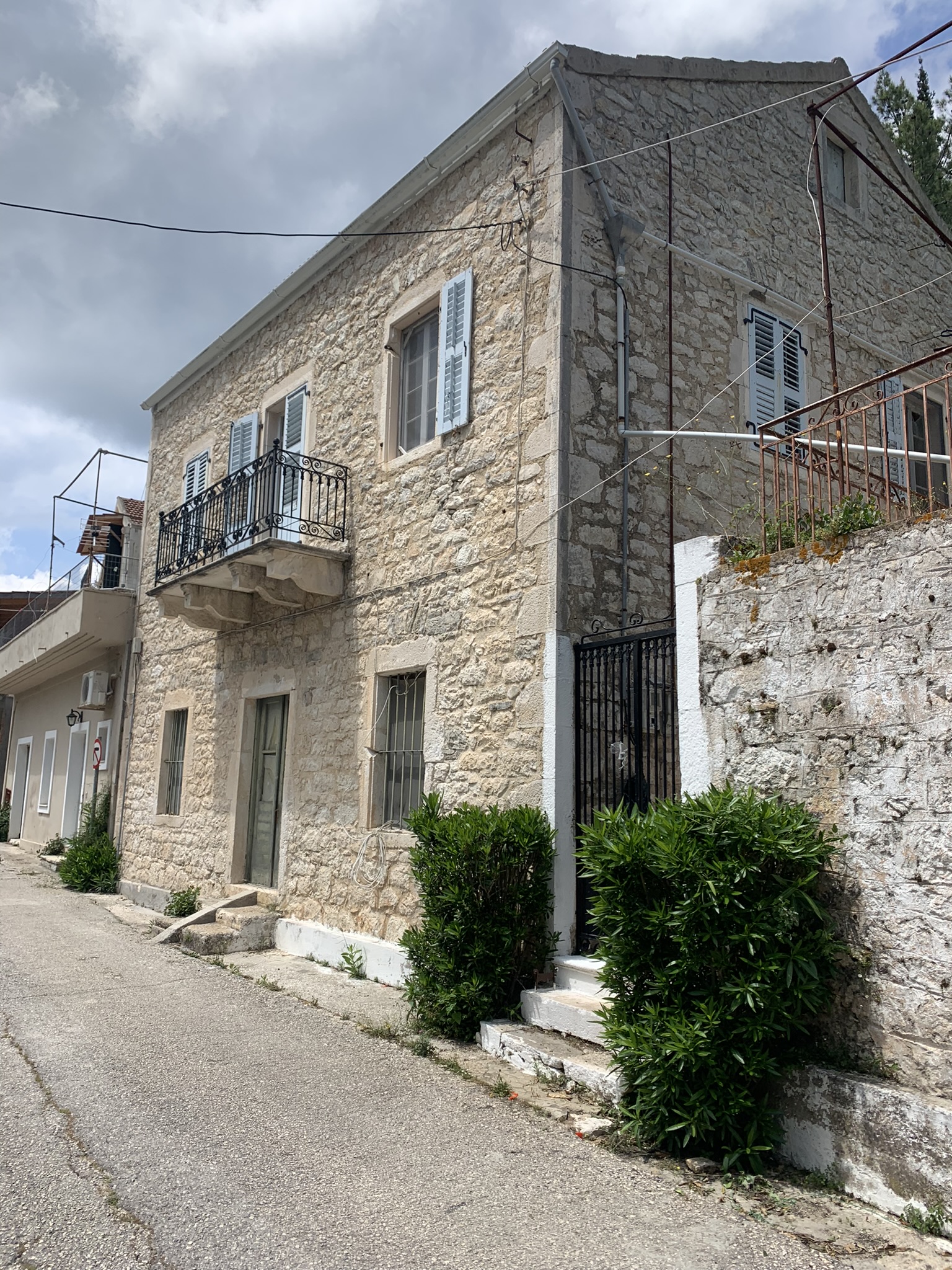 Exterior of house for sale Ithaca Greece, Frikes