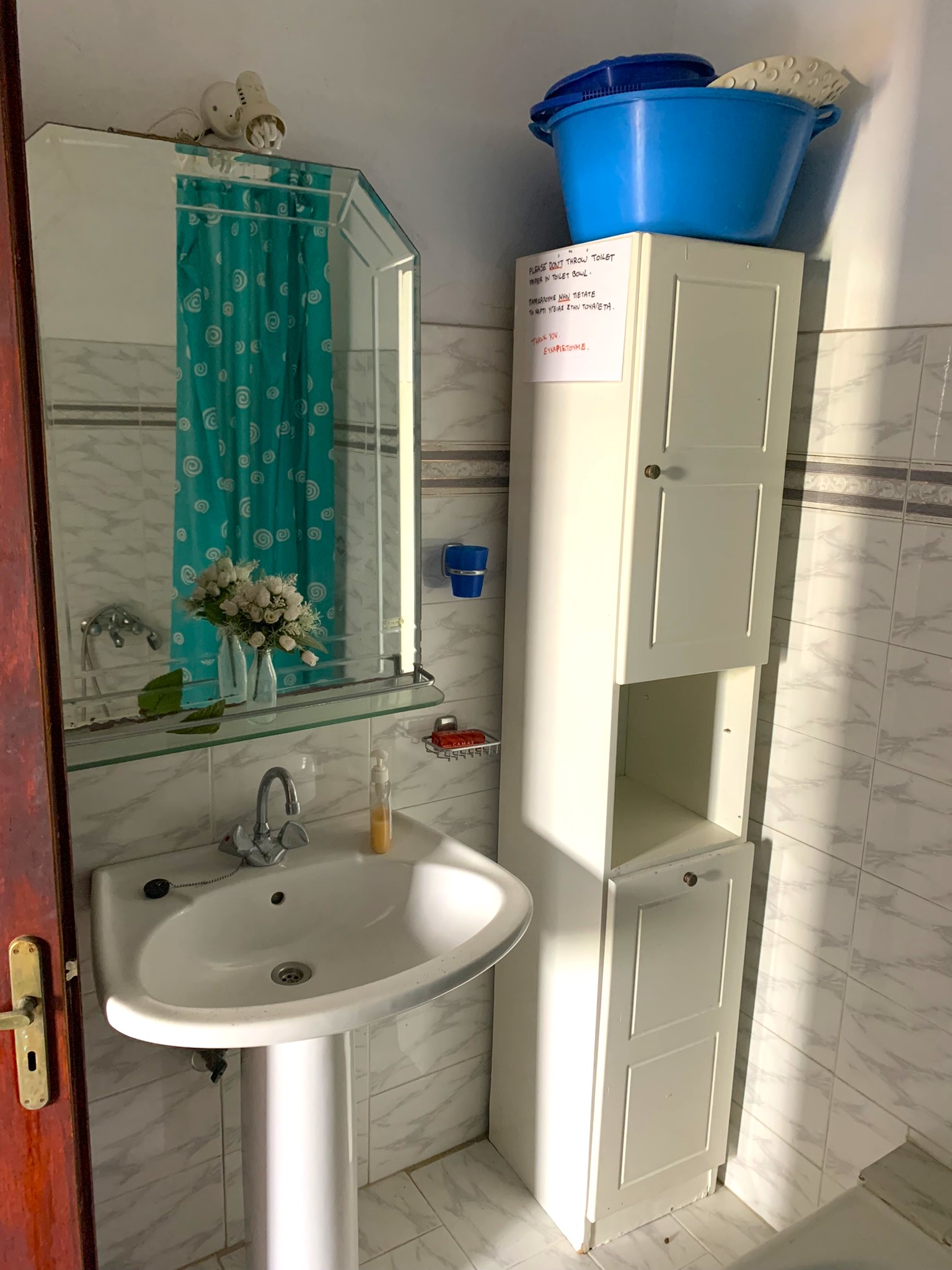 Bathroom of house for sale on Ithaca Greece, Kioni