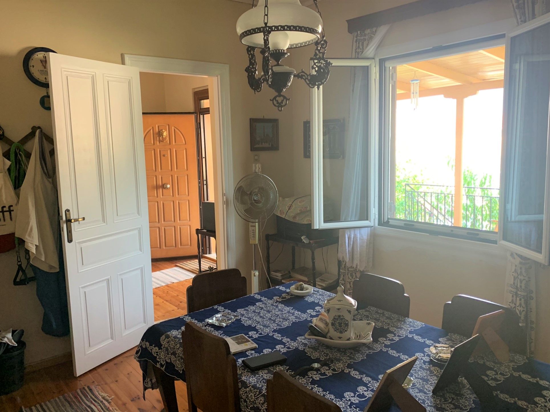 Living room of house for sale on Ithaca Greece, Vathi