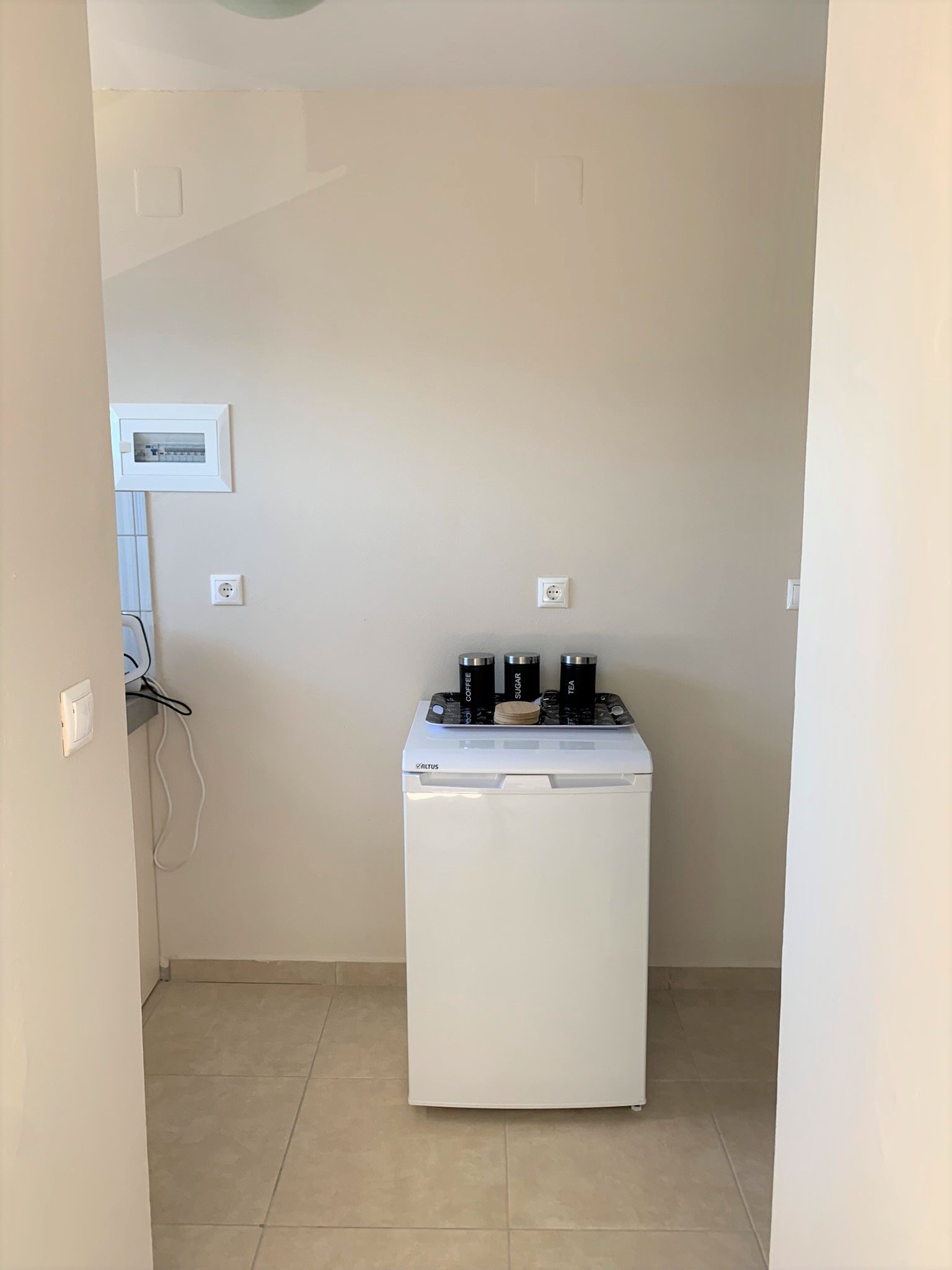 Kitchen area of house for rent on Ithaca Greece, Lefki