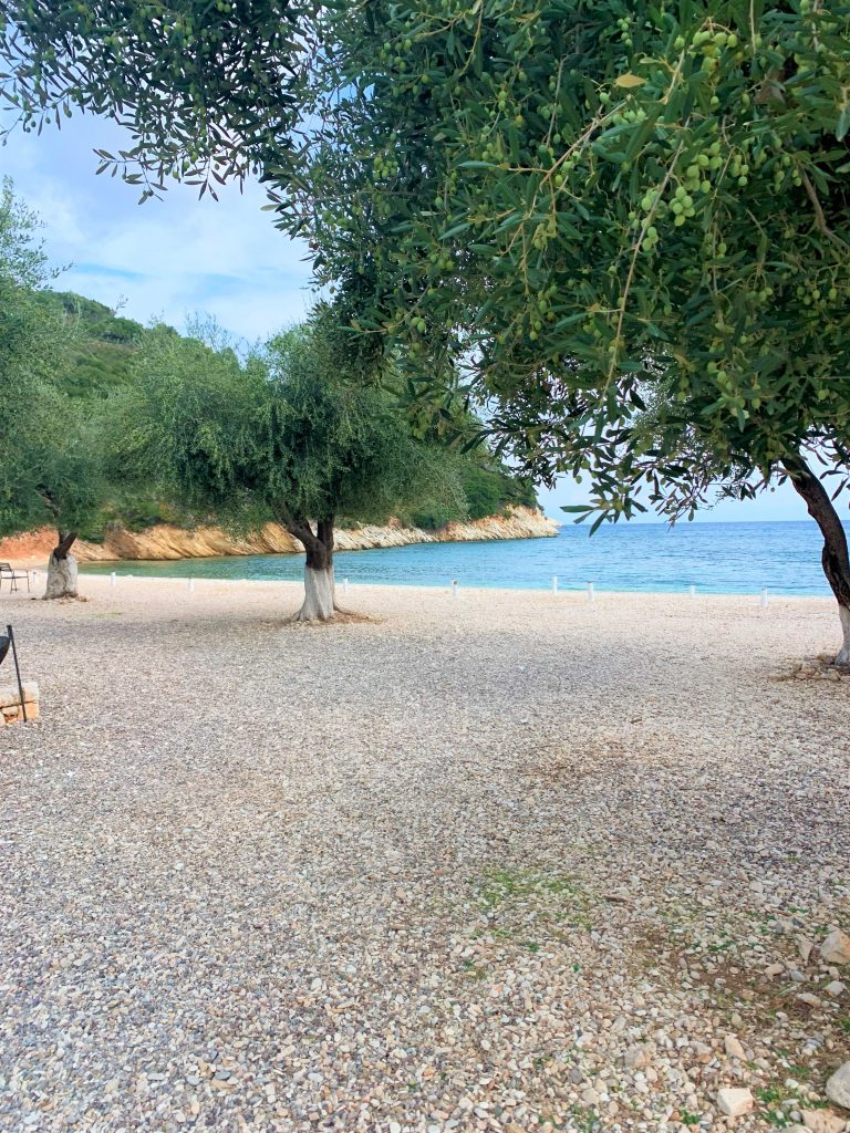 Filiatro Beach, location of Birthday party, Ithaca Greece