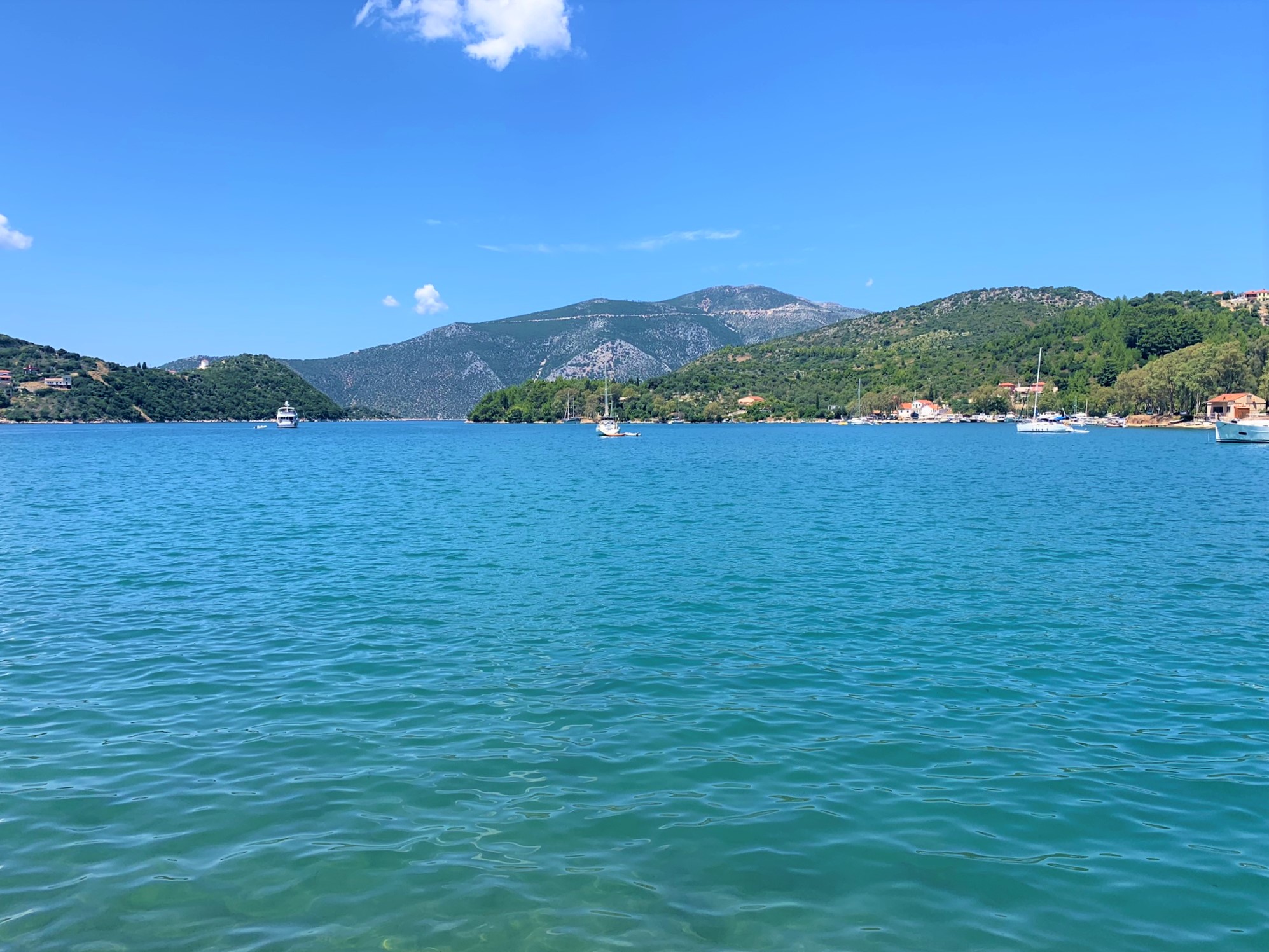 Views from hotel for sale on Ithaca Greece, Vathi
