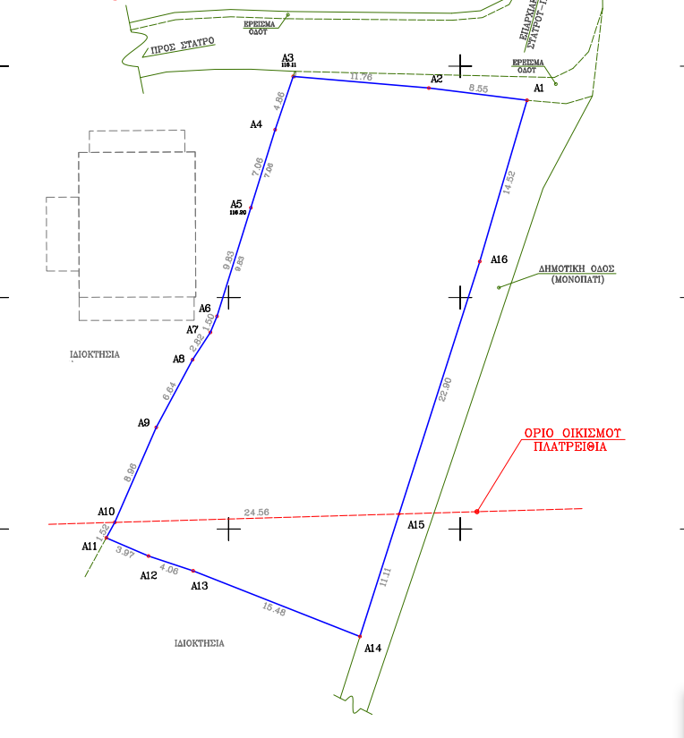 Aerial views of land for sale on Ithaca, Greece, Platrithias