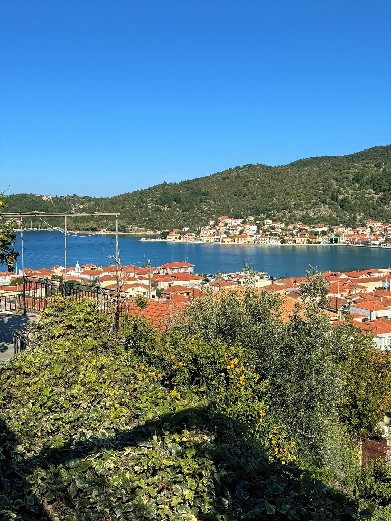 Views from house for sale in Ithaca Greece, Vathi