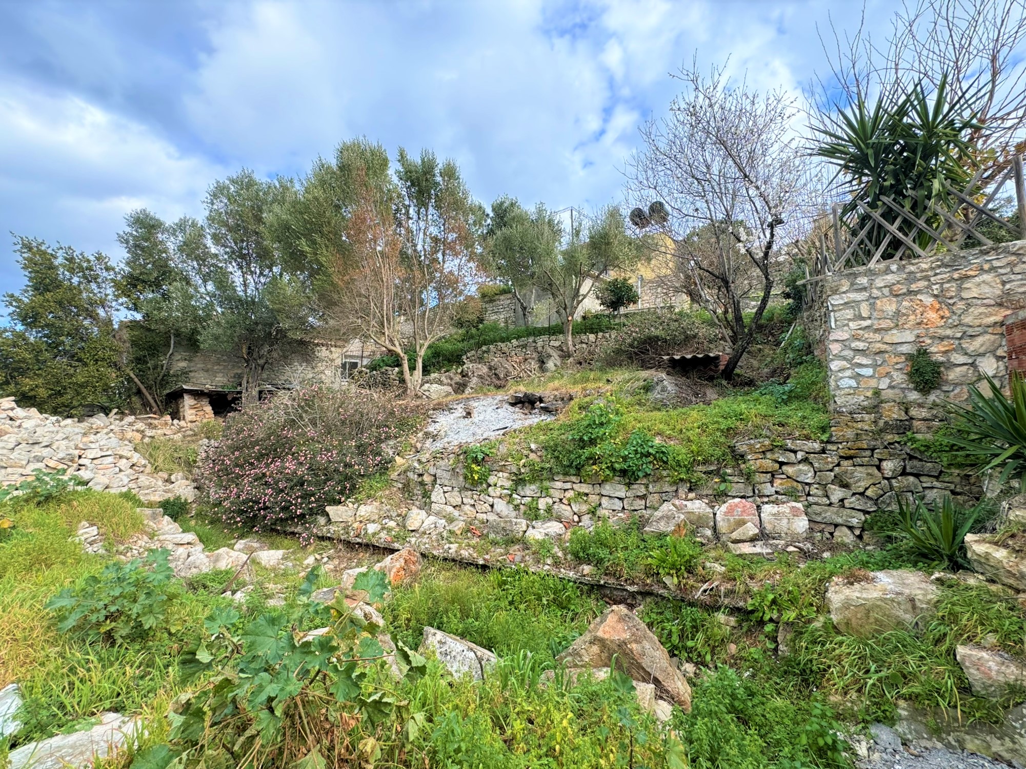 Views of land with building license for sale in Ithaca Greece, Vathi