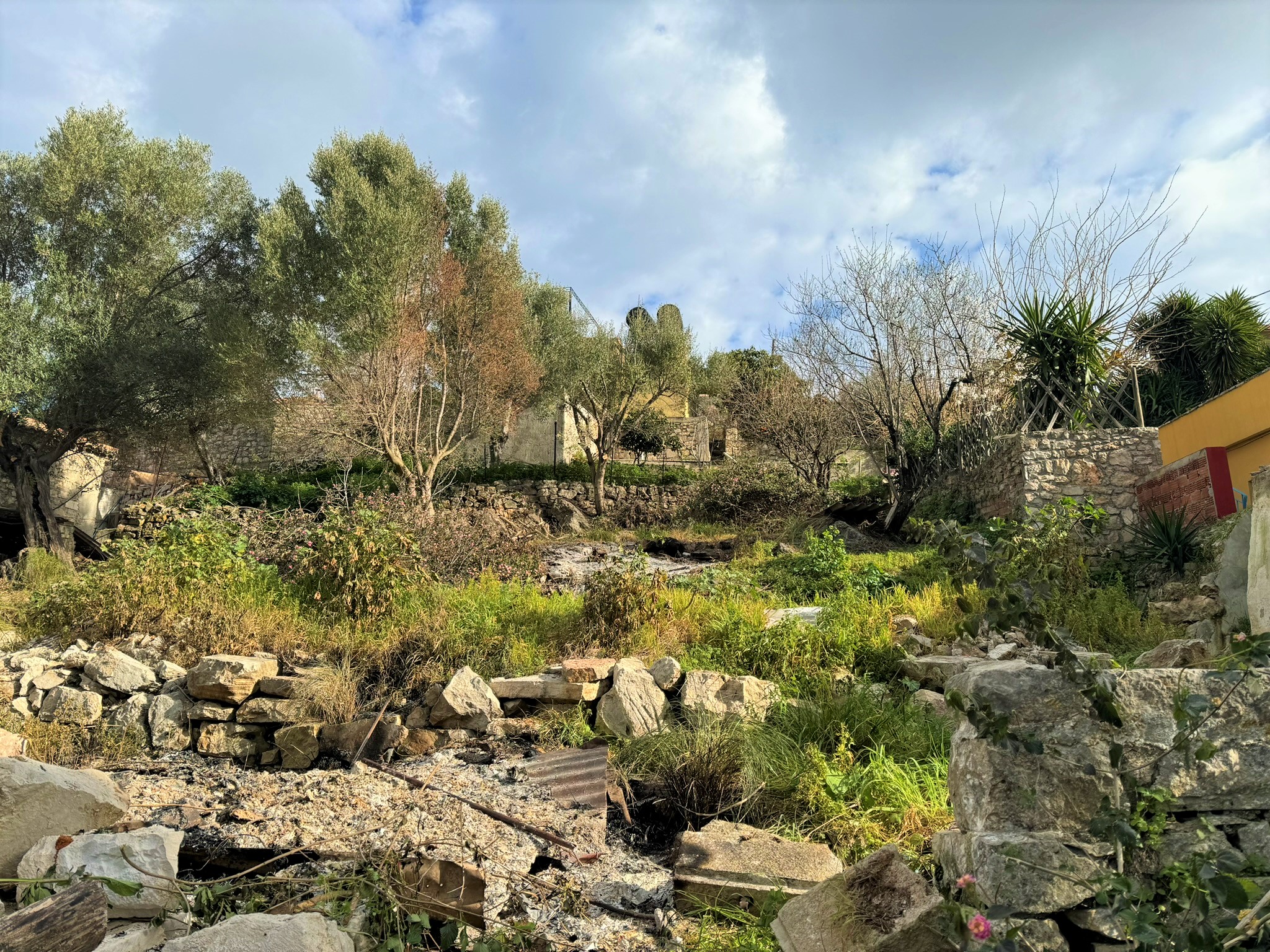 Views of land with building license for sale in Ithaca Greece, Vathi