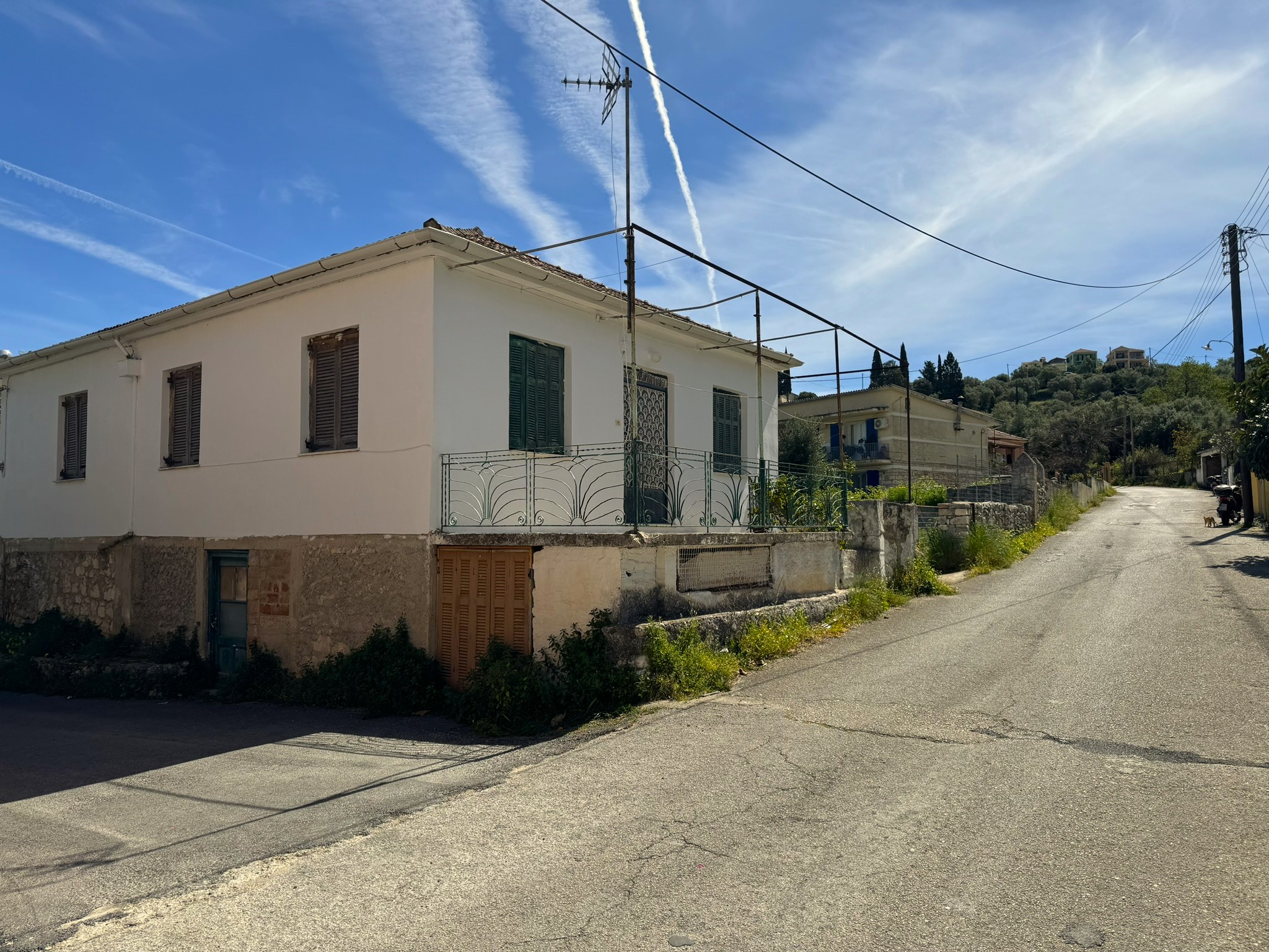 Exterior of house for sale in Ithaca Greece, Vathi