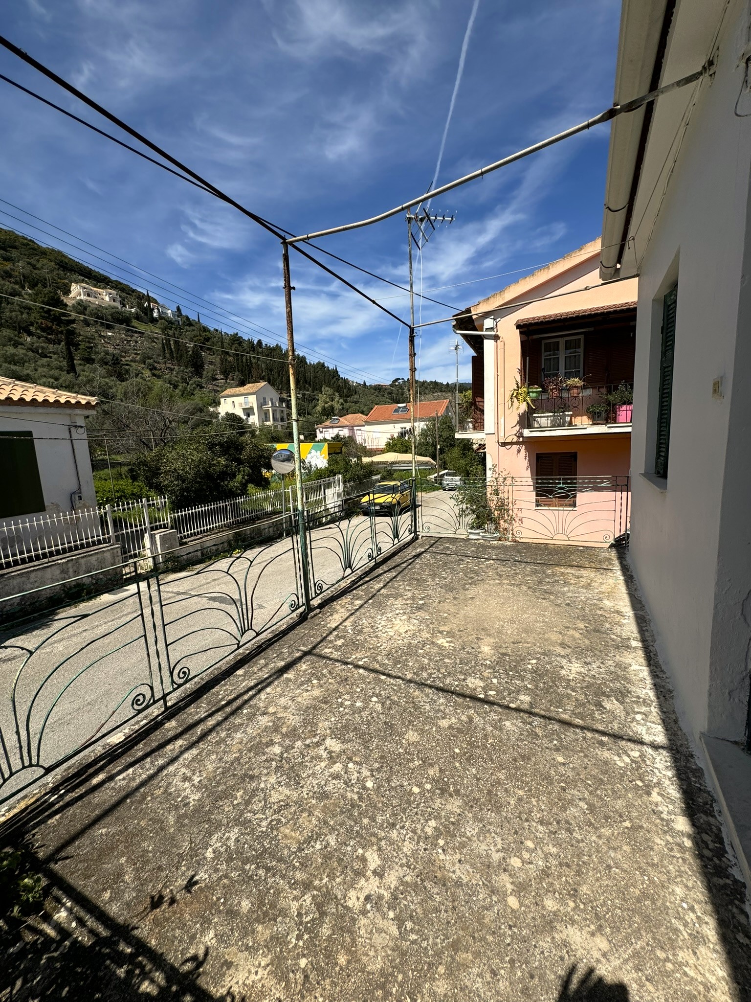 Balcony of house for sale in Ithaca Greece, Vathi