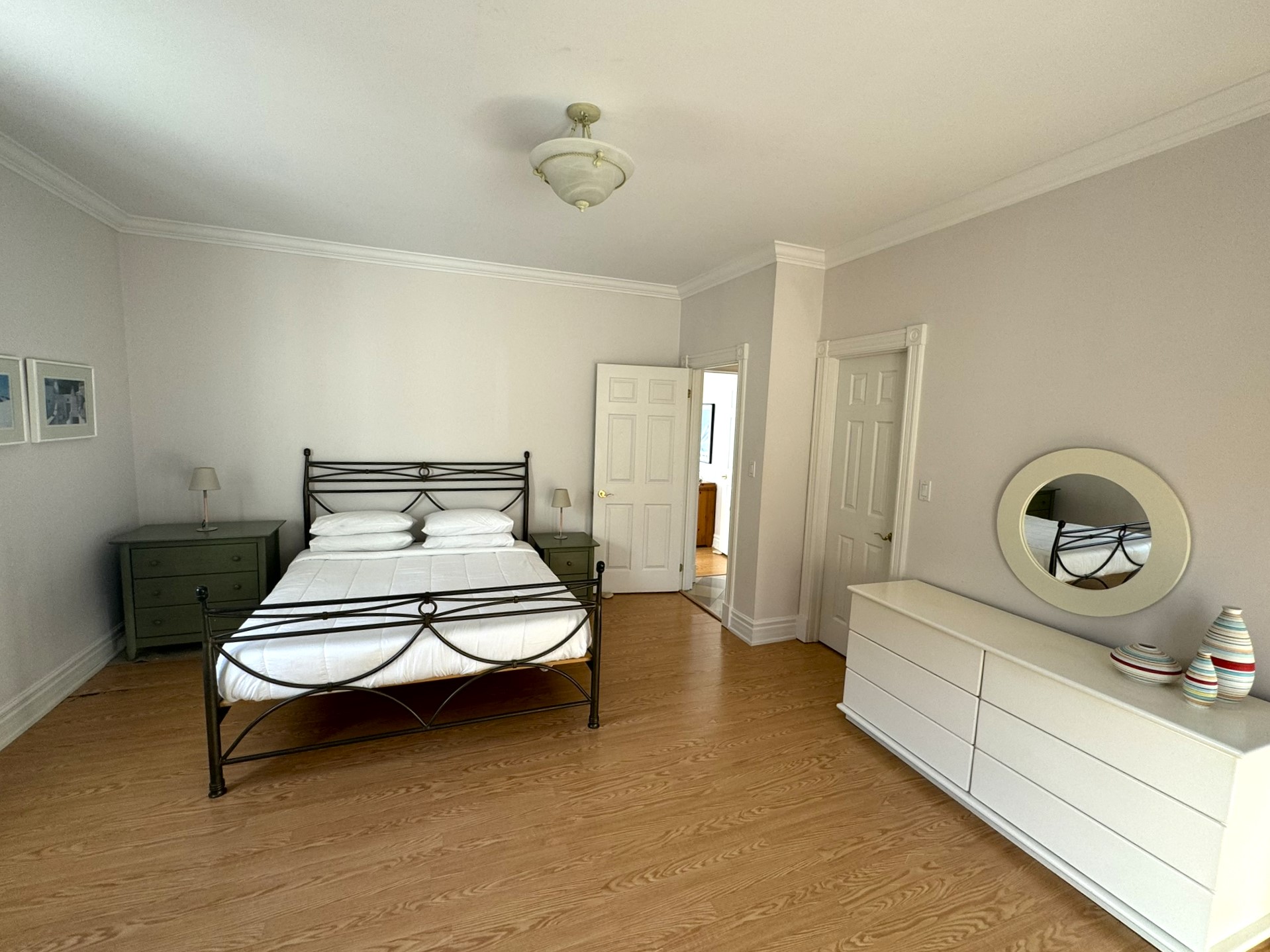 Bedroom of villa with pool for rent in Ithaca Greece Perachori