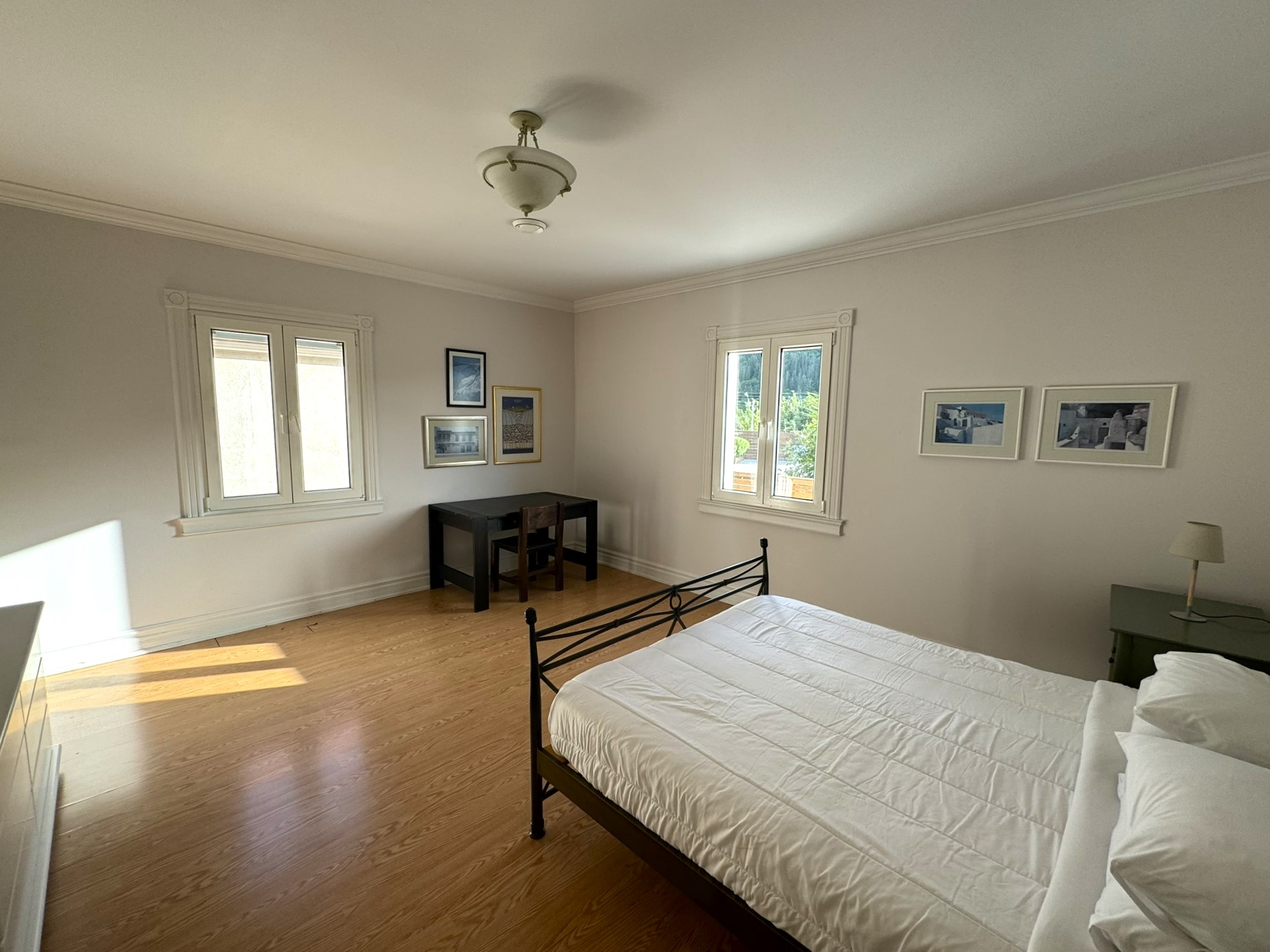 Bedroom of villa with pool for rent in Ithaca Greece Perachori