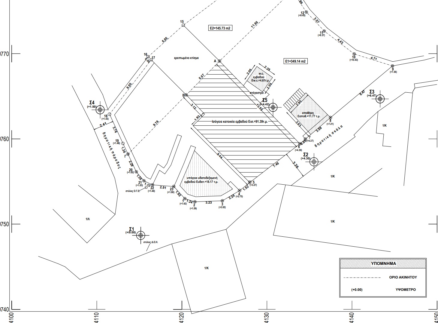 Aerial views of house for sale on Ithaca Greece, Vathi