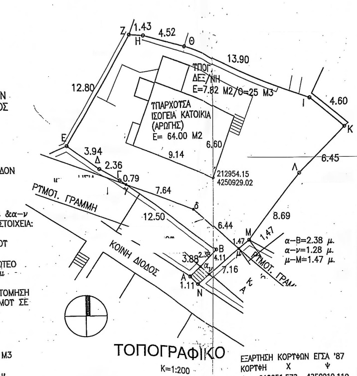 Aerial view and location of house for sale in Ithaca Greece Vathi