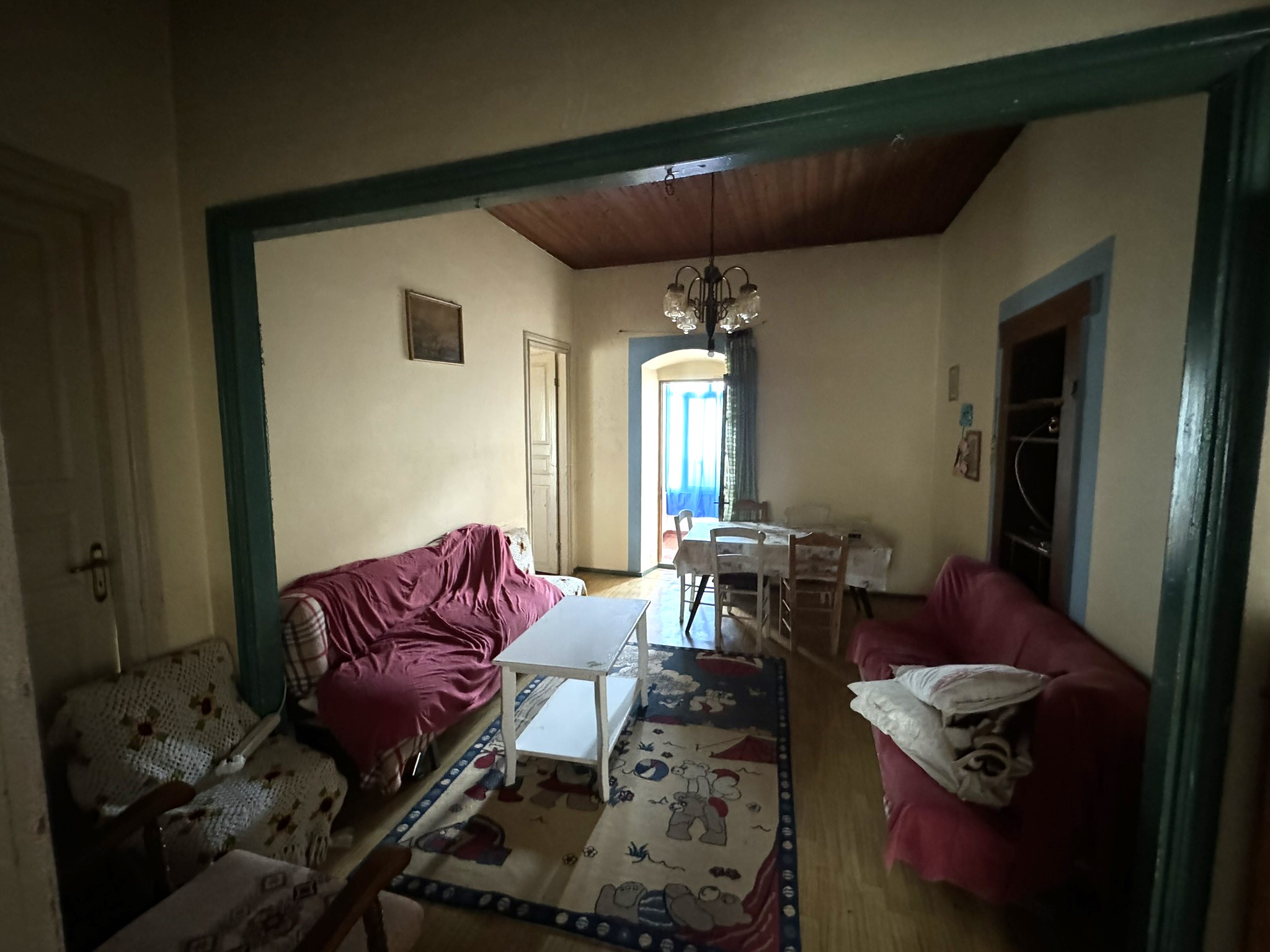 Living area of house for sale in Ithaca Greece Frikes