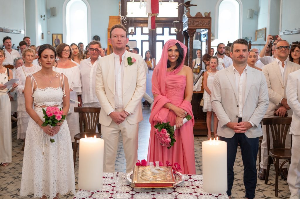 Church wedding ceremony in Ithaca Greece, Stravros