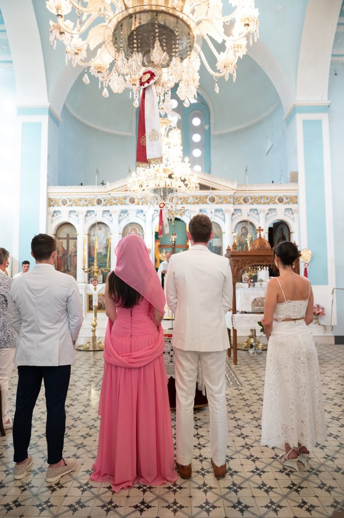 Church wedding ceremony organised in Ithaca Greece, Stavros