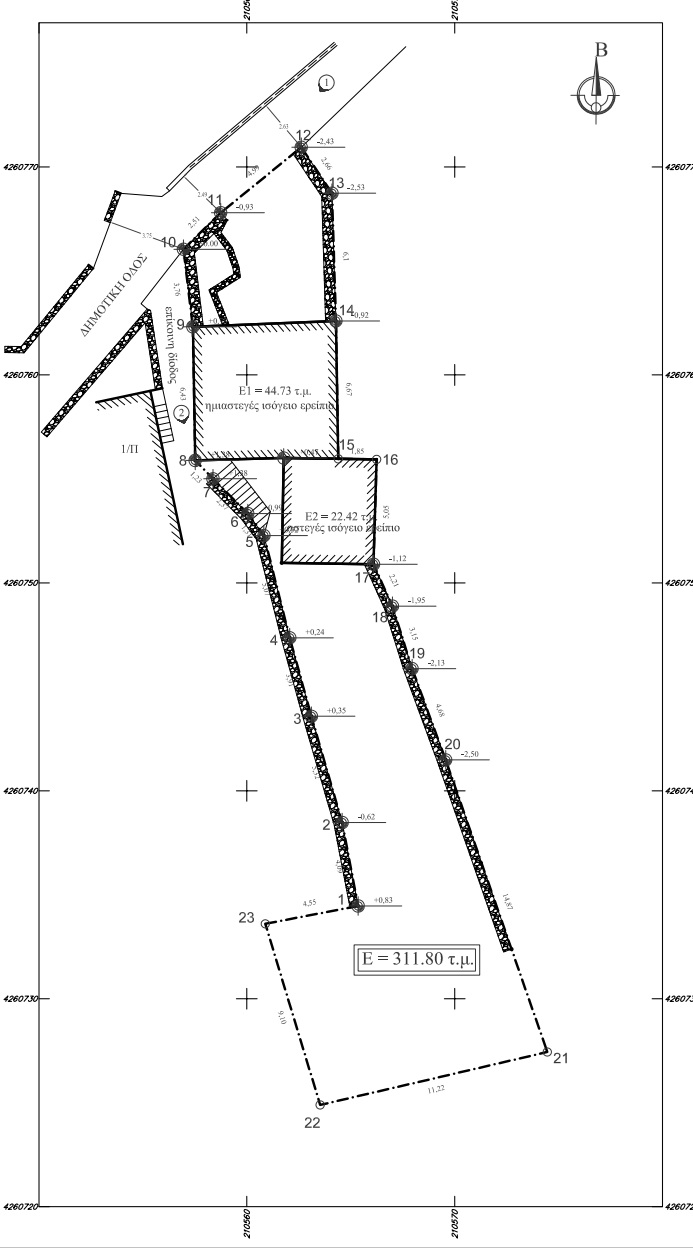 Outdoor area of house for sale on Ithaca Greece, Kioni