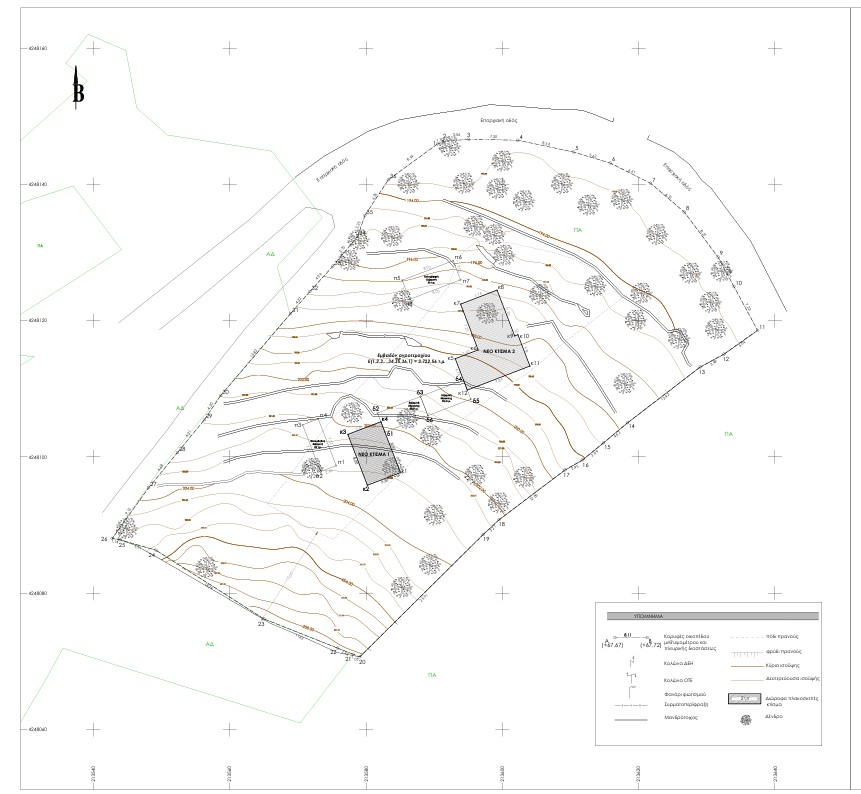 Sea views of land with building license for sale in Ithaca Greece, Vathi